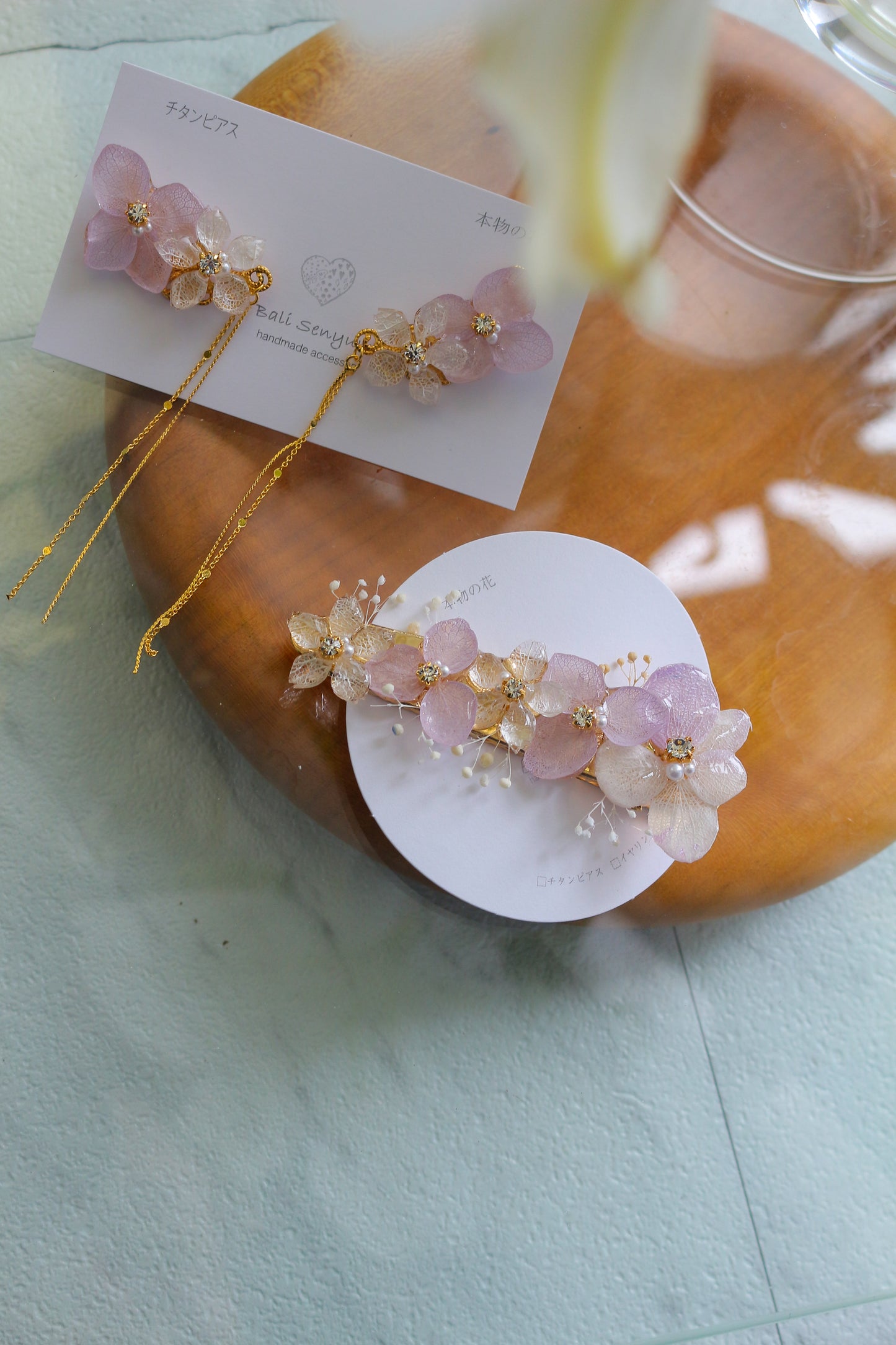 Hydrangea Big Hair-Clip No.1