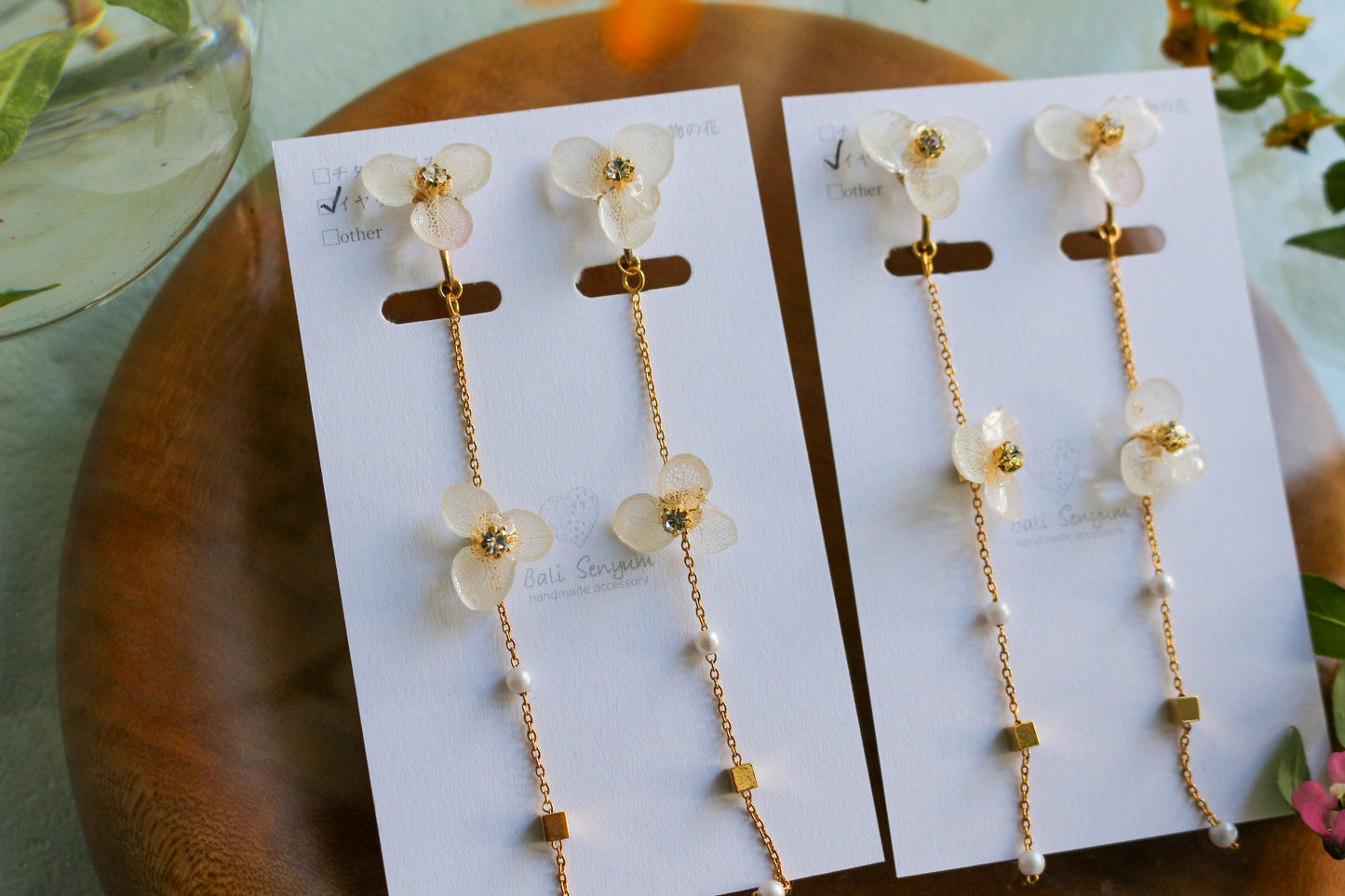 KOBANA series Flower Field - Clip-on(イヤリング)No.3