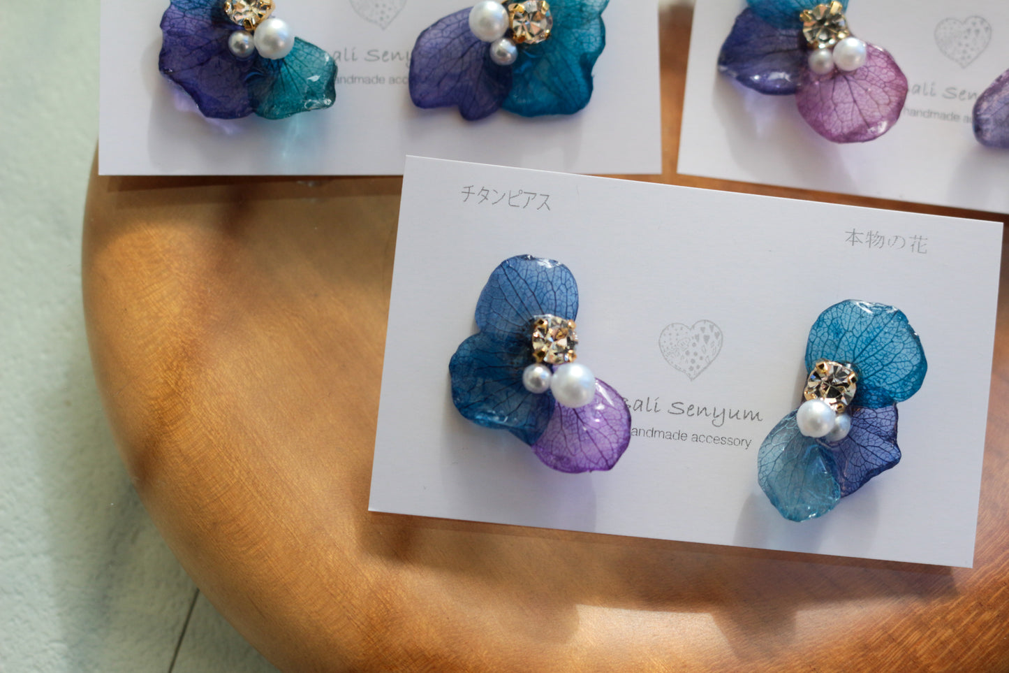 Hydrangea Wing No.141- Titanium Pierce(ピアス)