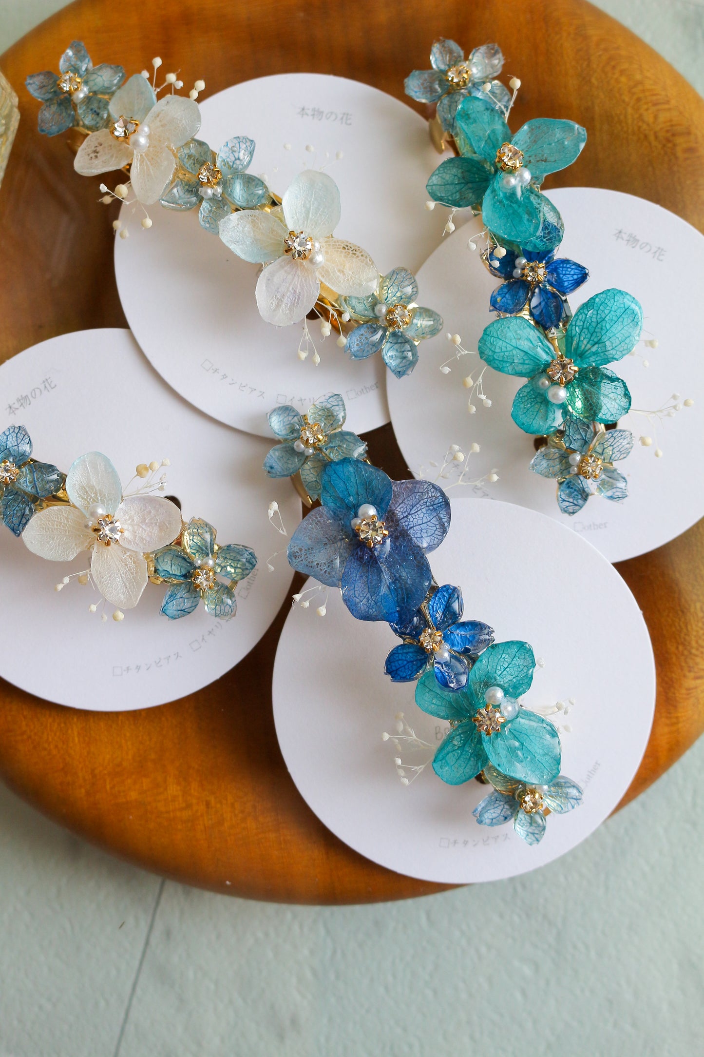 Hydrangea Hair Barrette No.38