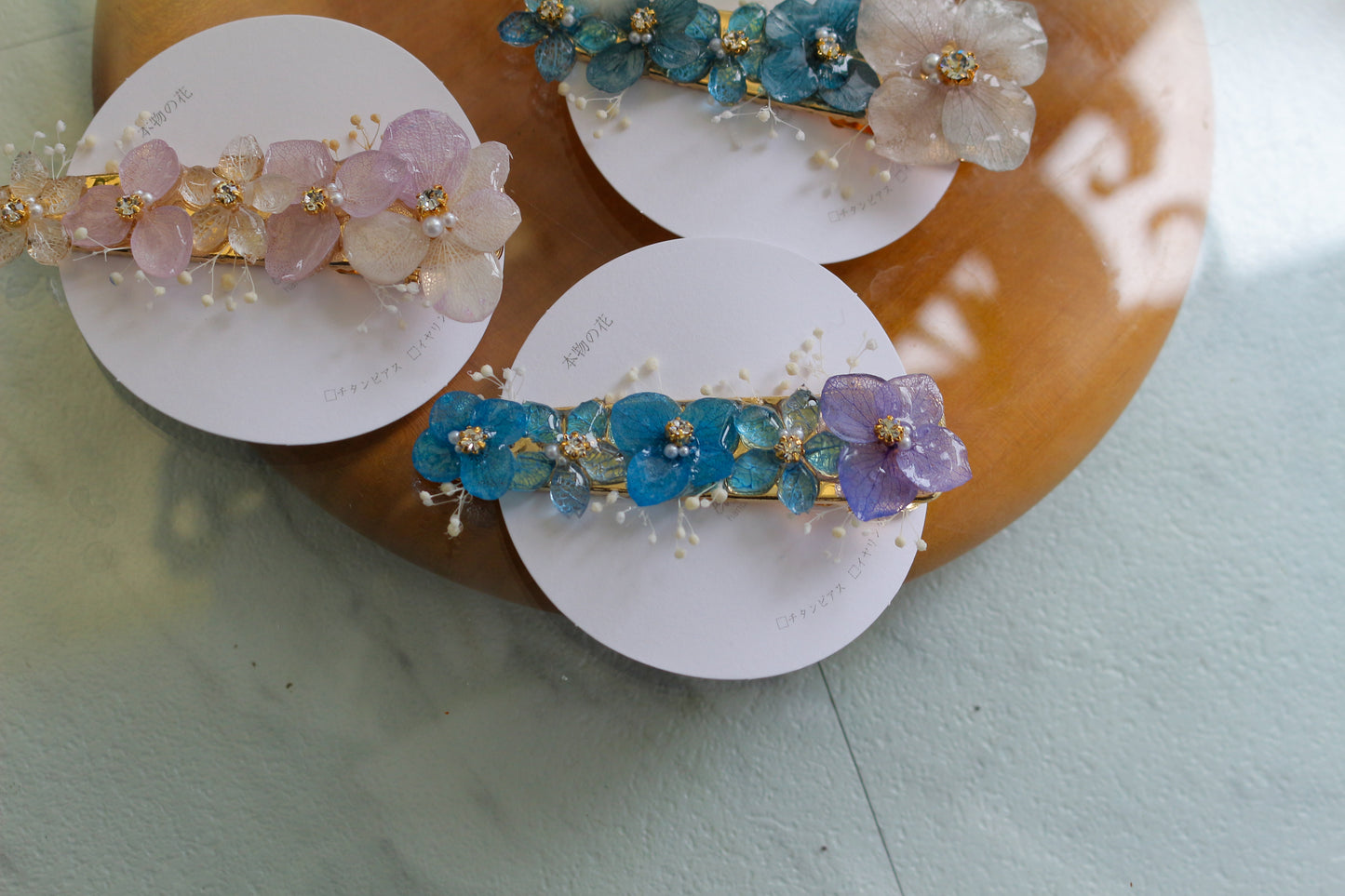 Hydrangea Big Hair-Clip No.1