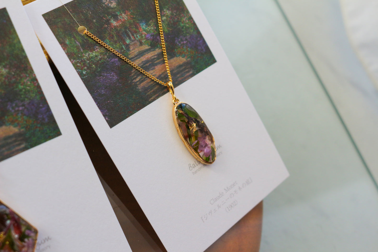 Claude Monet's Inspired Necklace - ジヴェルニーの庭