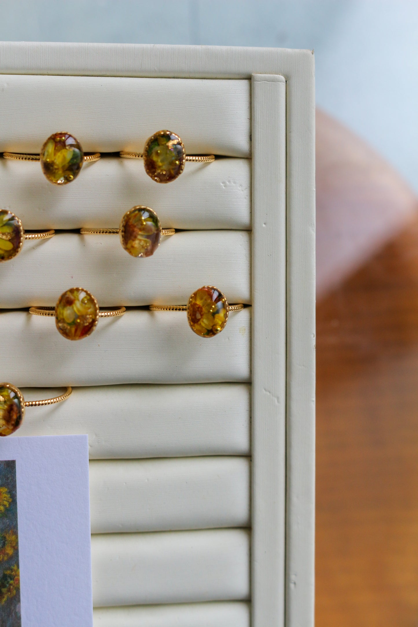 Claude Monet's Sunflowers Ring No.1 - ひまわり