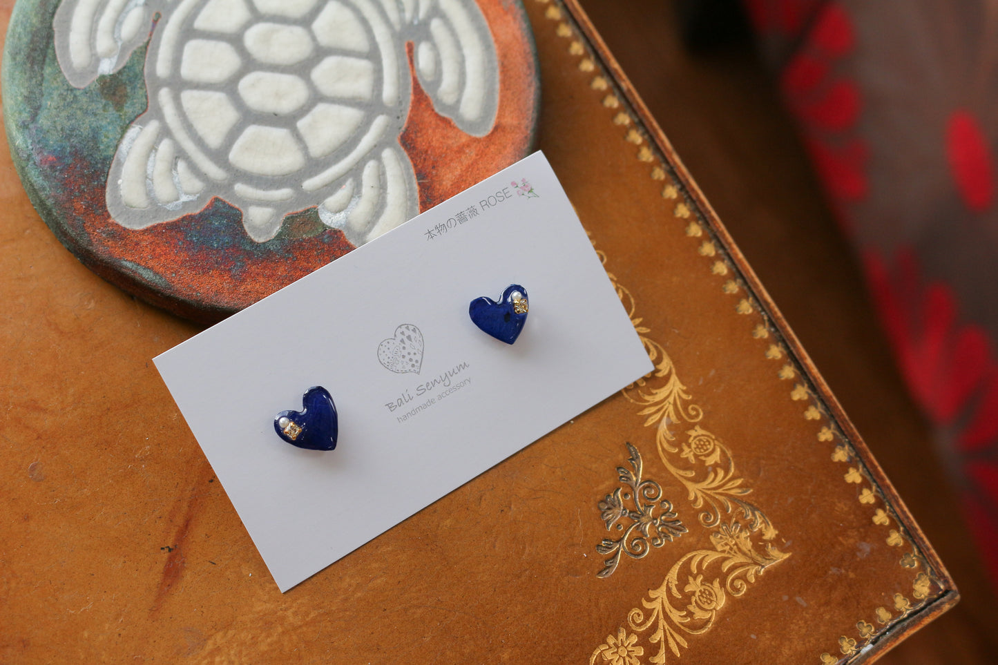 Heart-Shaped Rose Earring