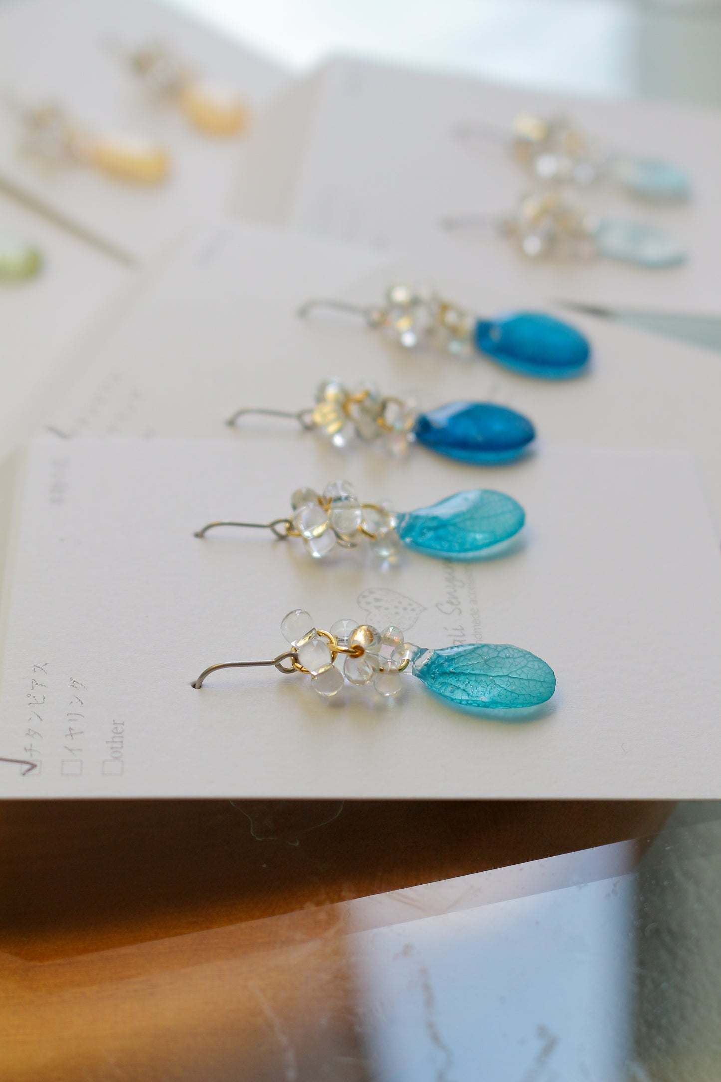 Hydrangea TSUBU Earrings - No.1