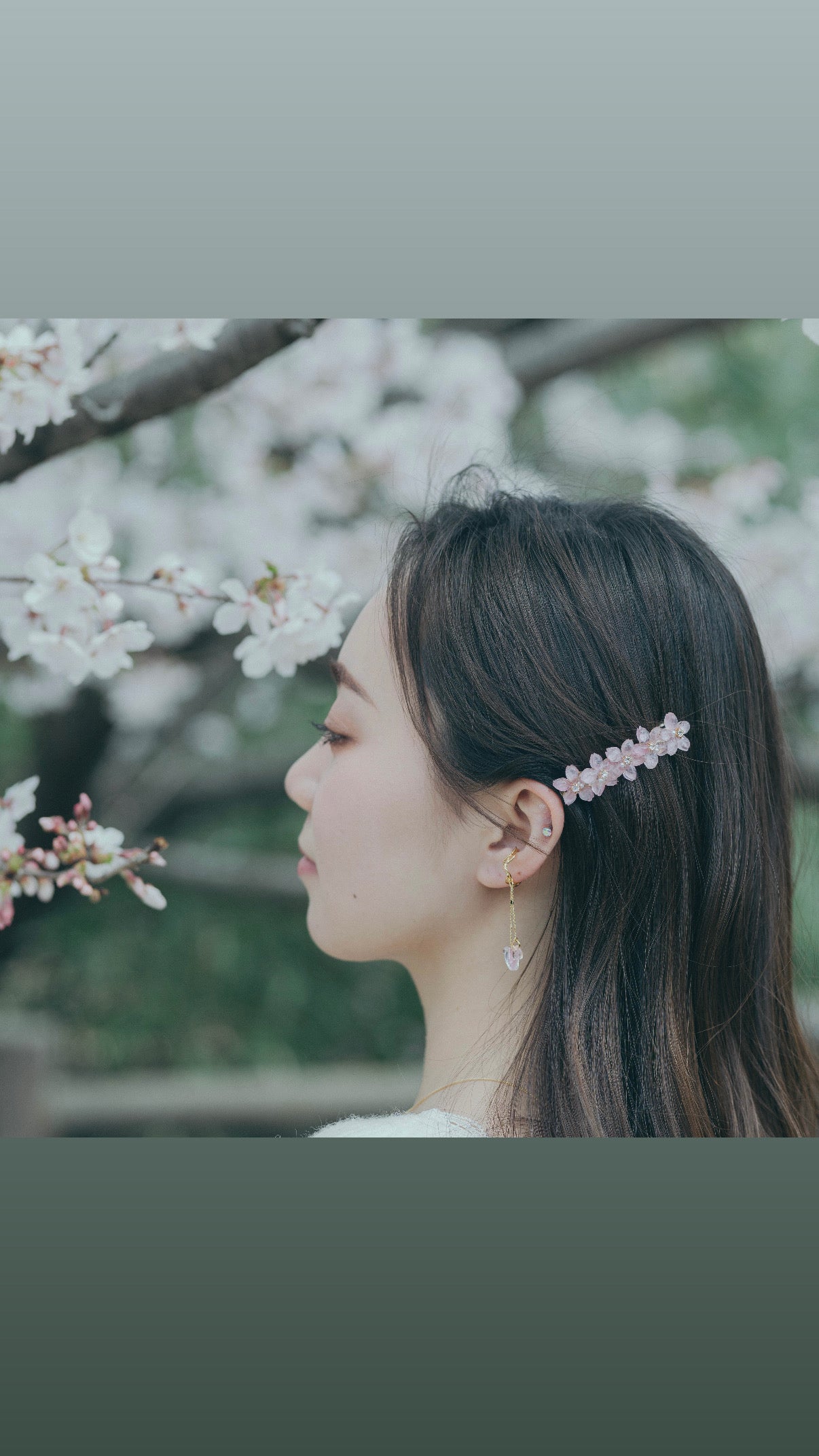 Someiyoshino Sakura Ear-Cuff No.3