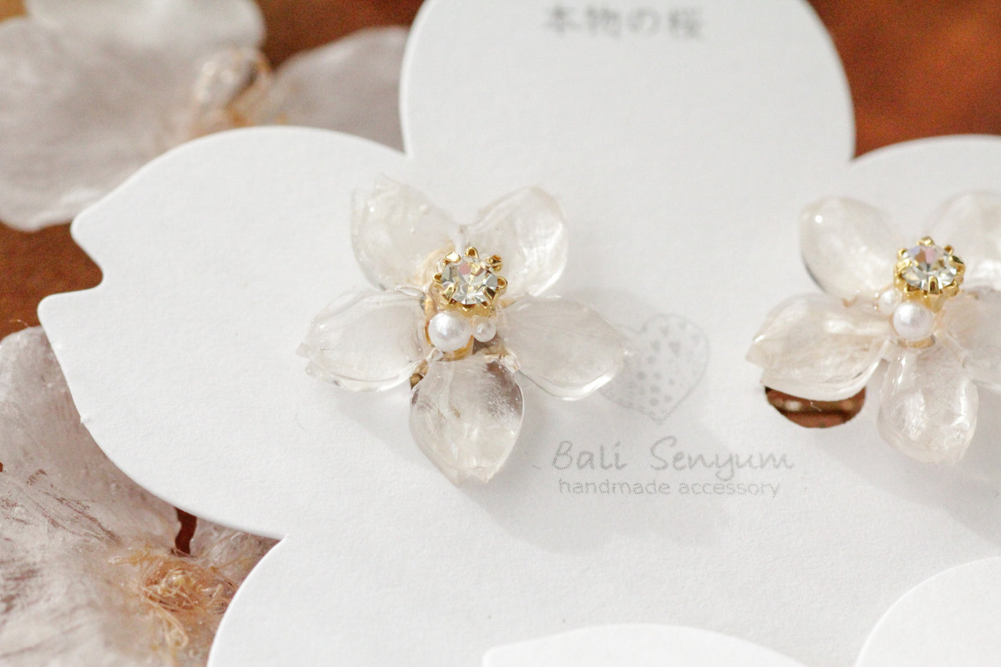 Someiyoshino Sakura Earrings - Small size 小サイズ