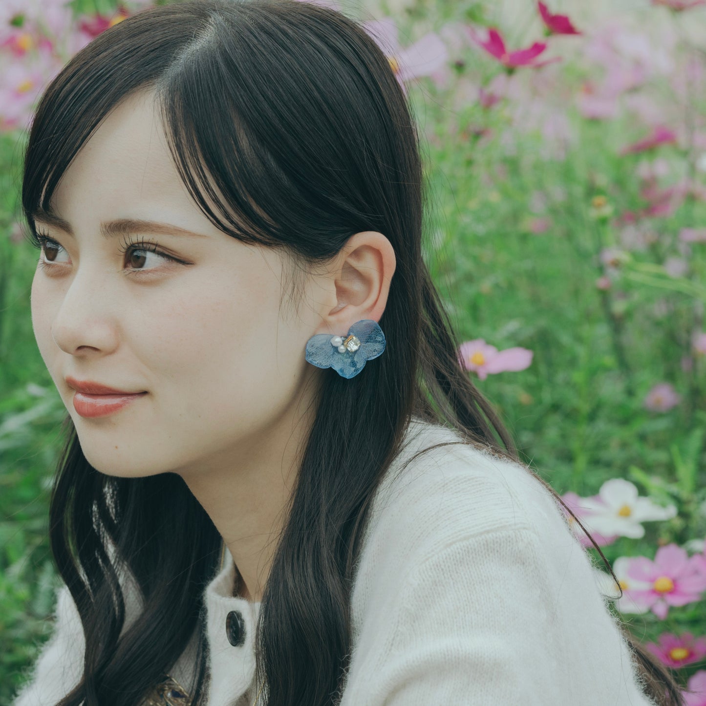 Hydrangea Wing No.112- Titanium Pierce(ピアス)