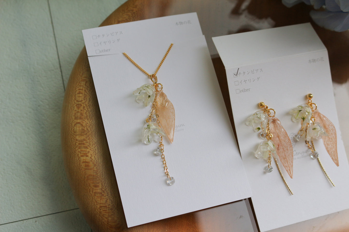 Lily of the Valley SUZURAN Pink Earrings