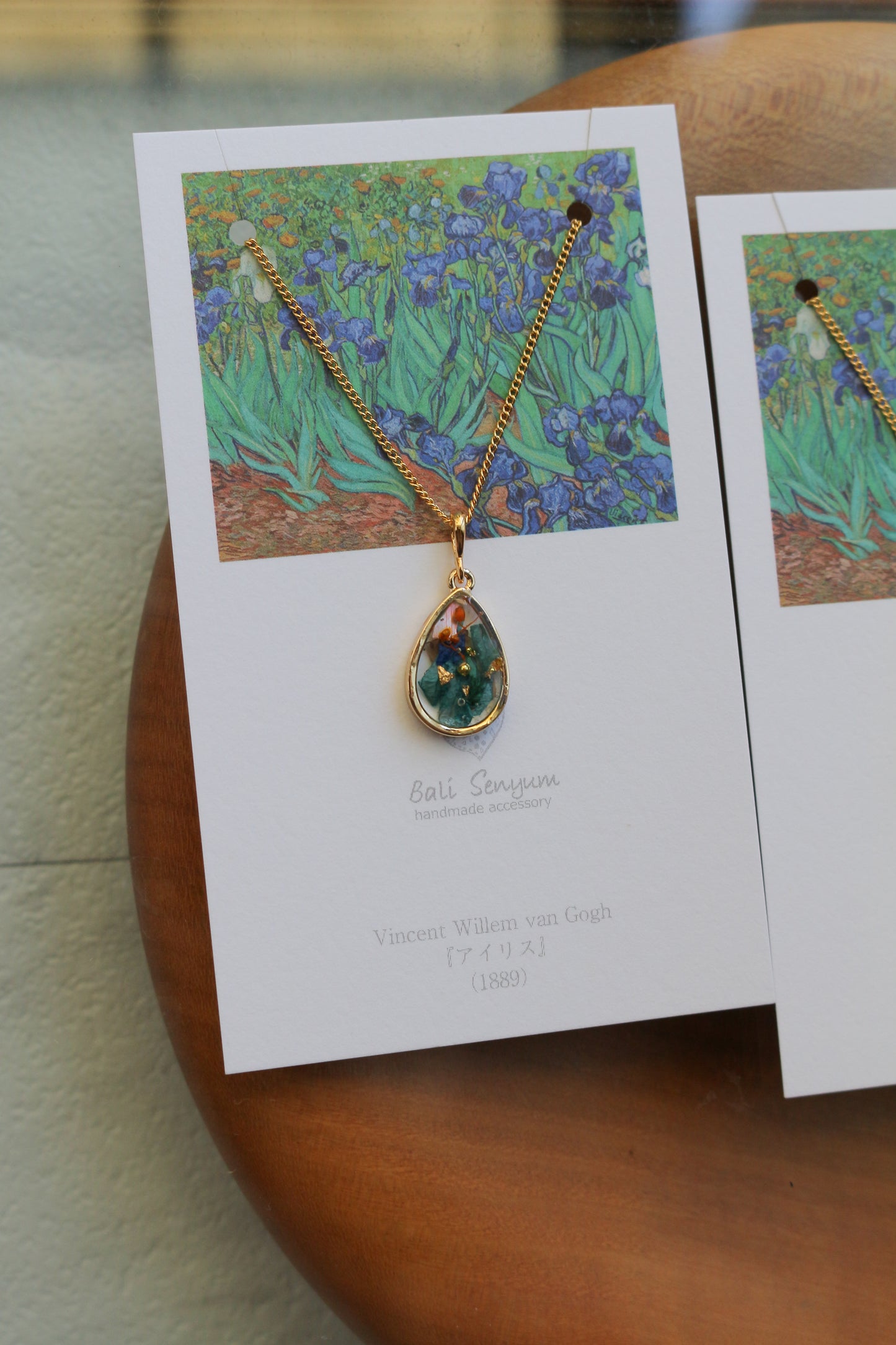 Gogh's Irises Inspired Necklace - アイリス