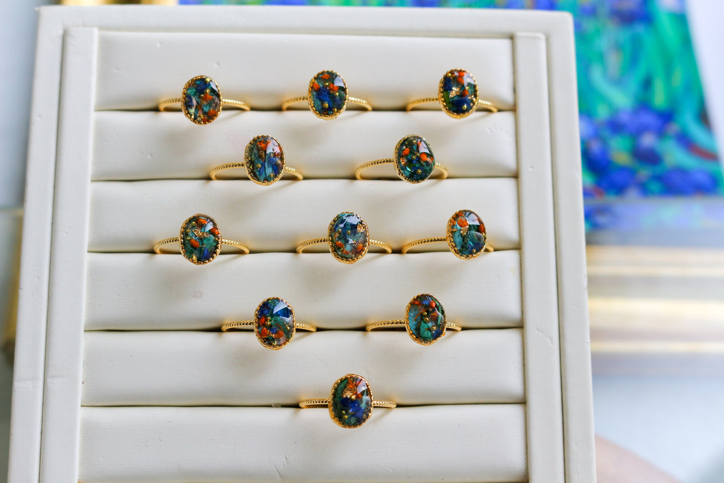 Gogh Inspired Ring No.1 - アイリス
