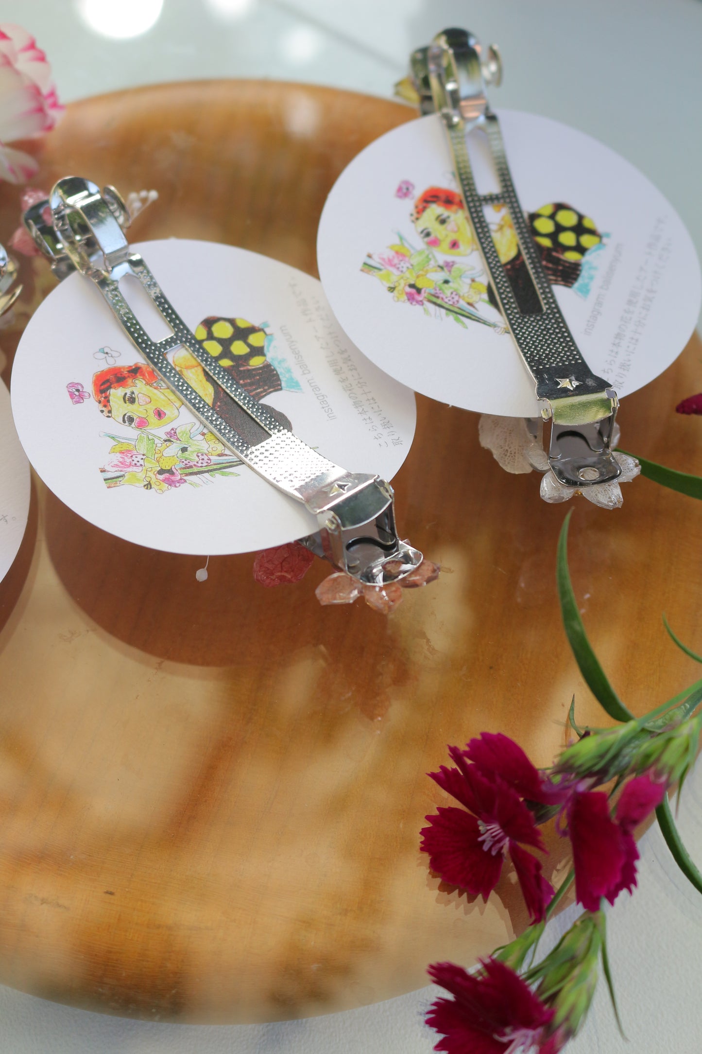 Hydrangea Hair Barrette No.12