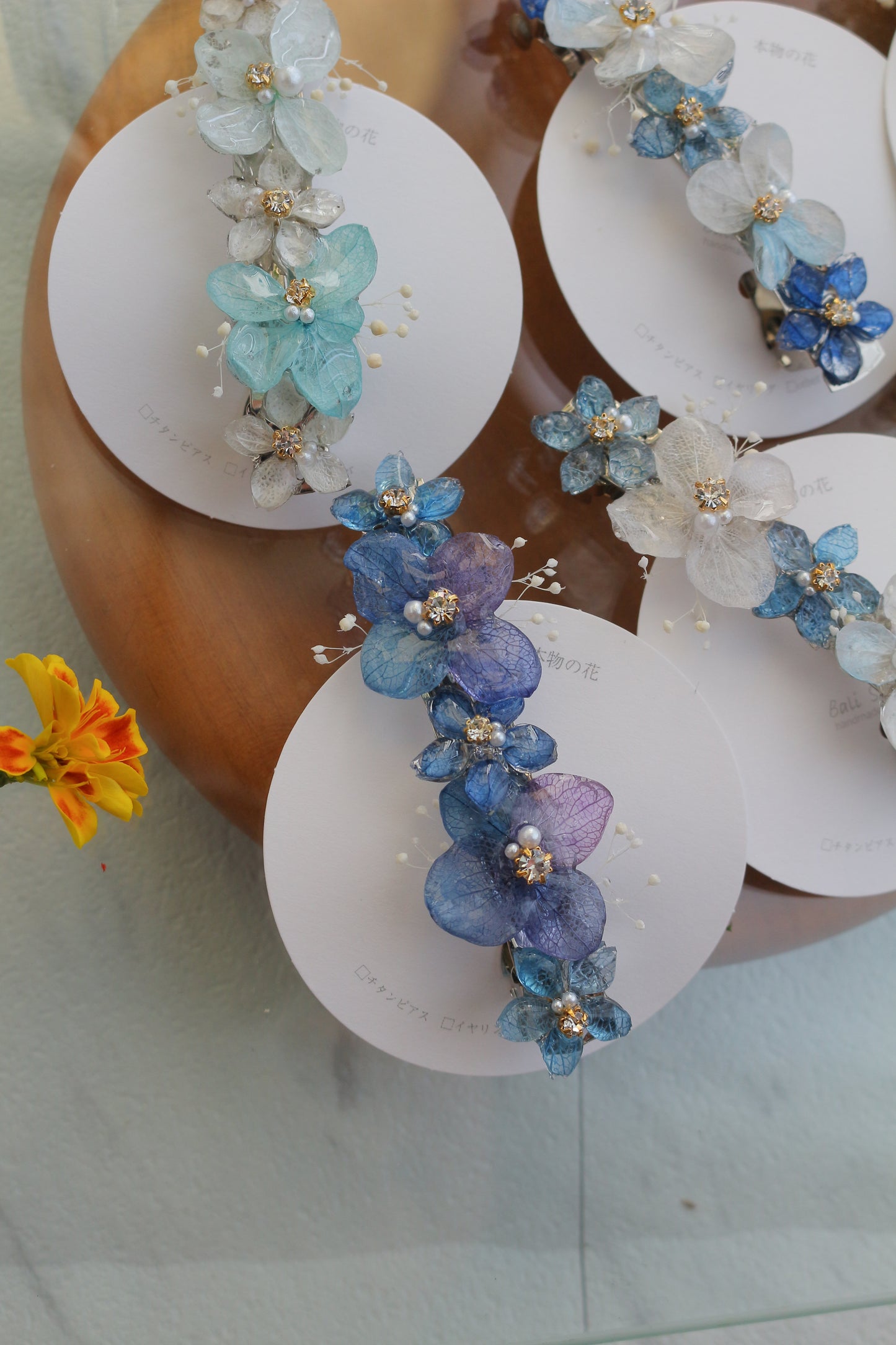 Hydrangea Hair Barrette No.39