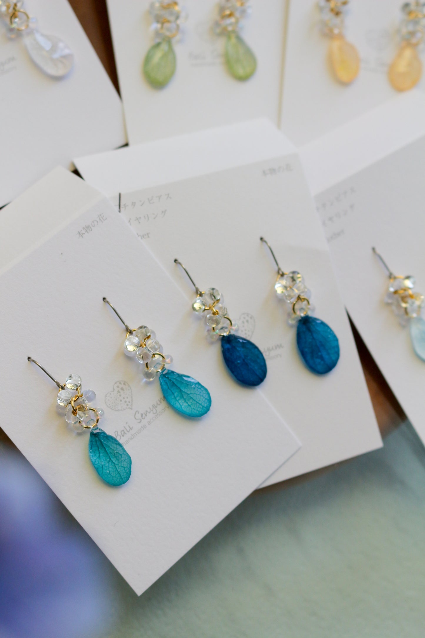 Hydrangea TSUBU Earrings - No.1