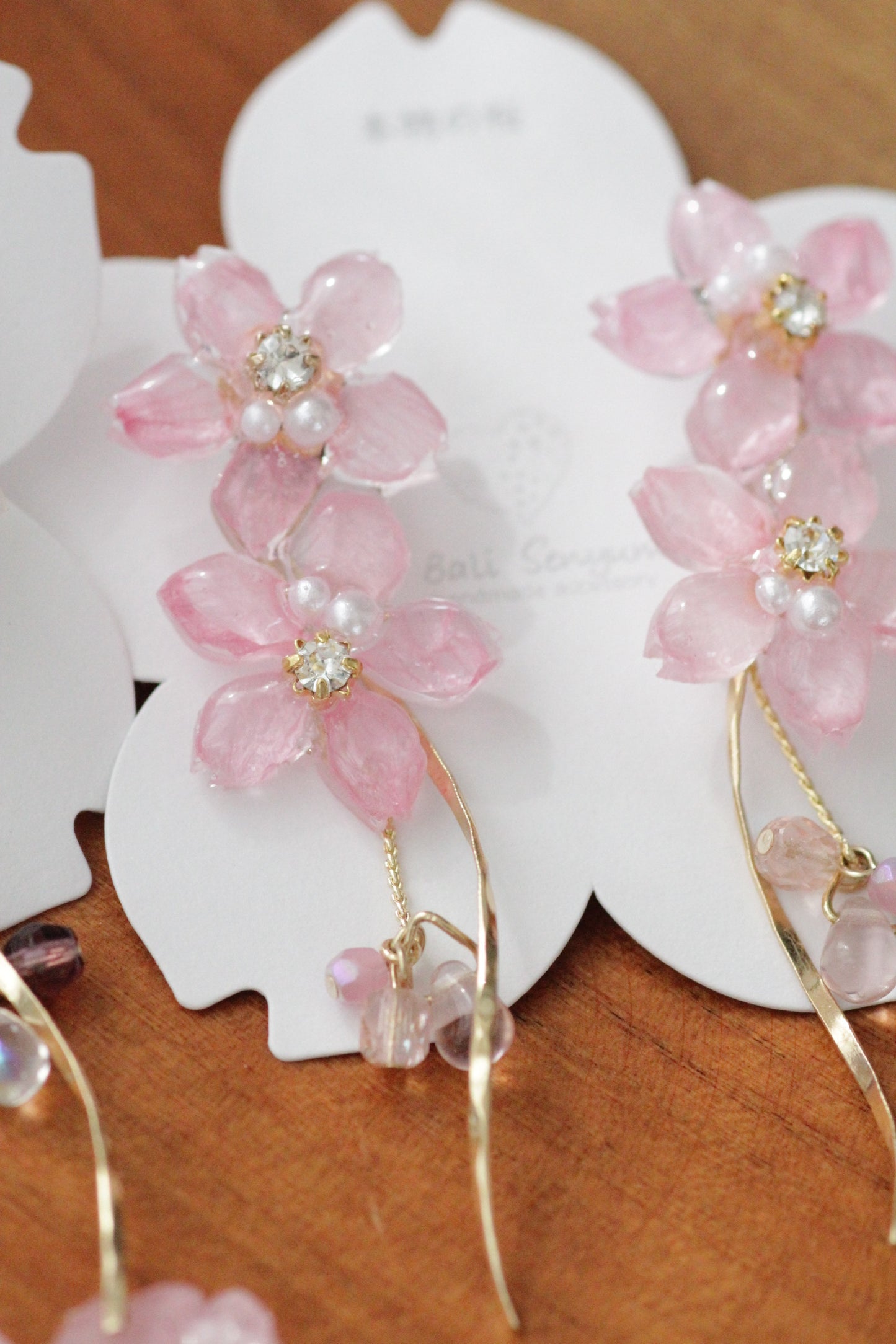Real "Someiyoshino" Sakura Earring - No.1    #S002