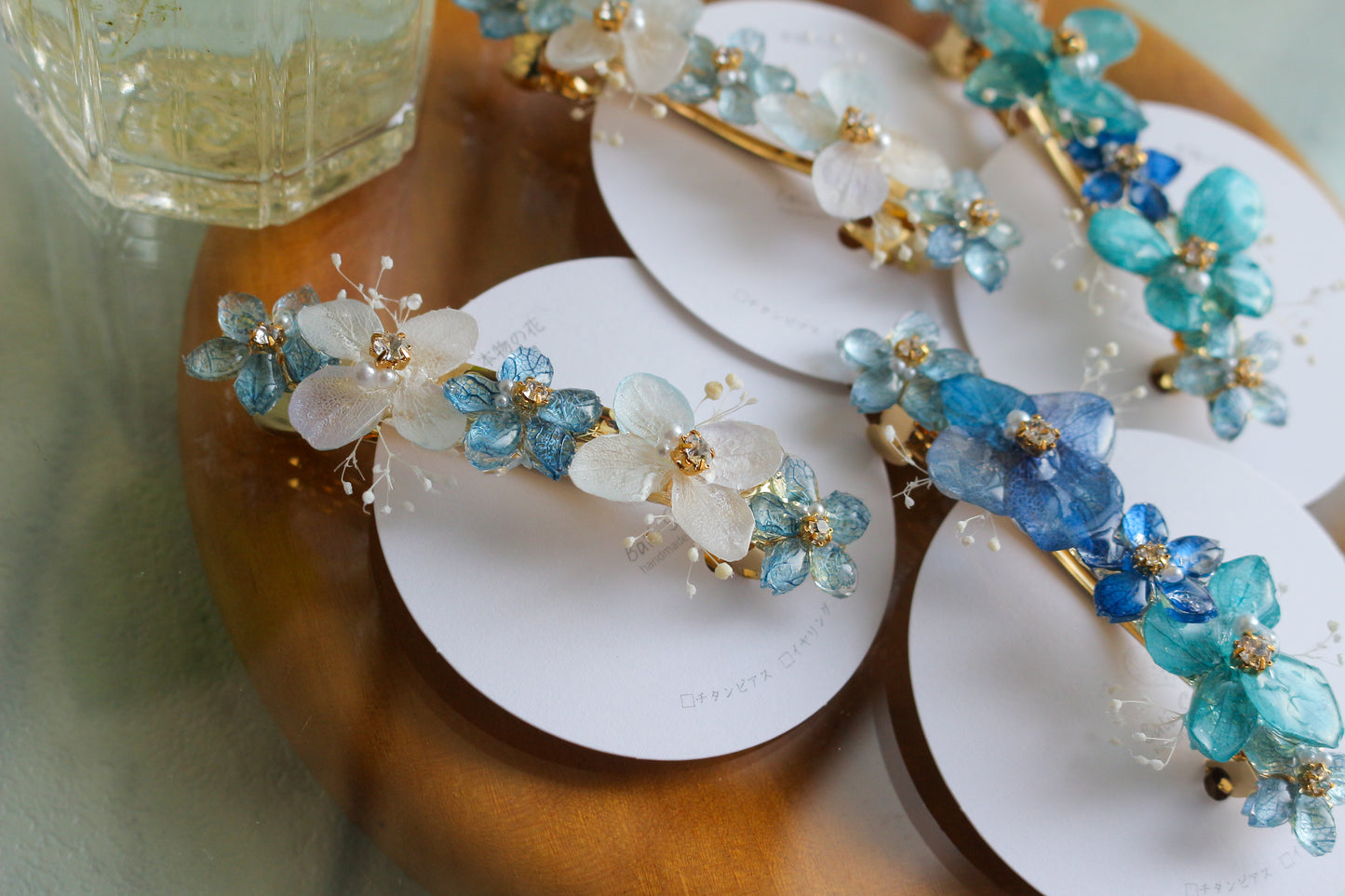 Hydrangea Hair Barrette No.38
