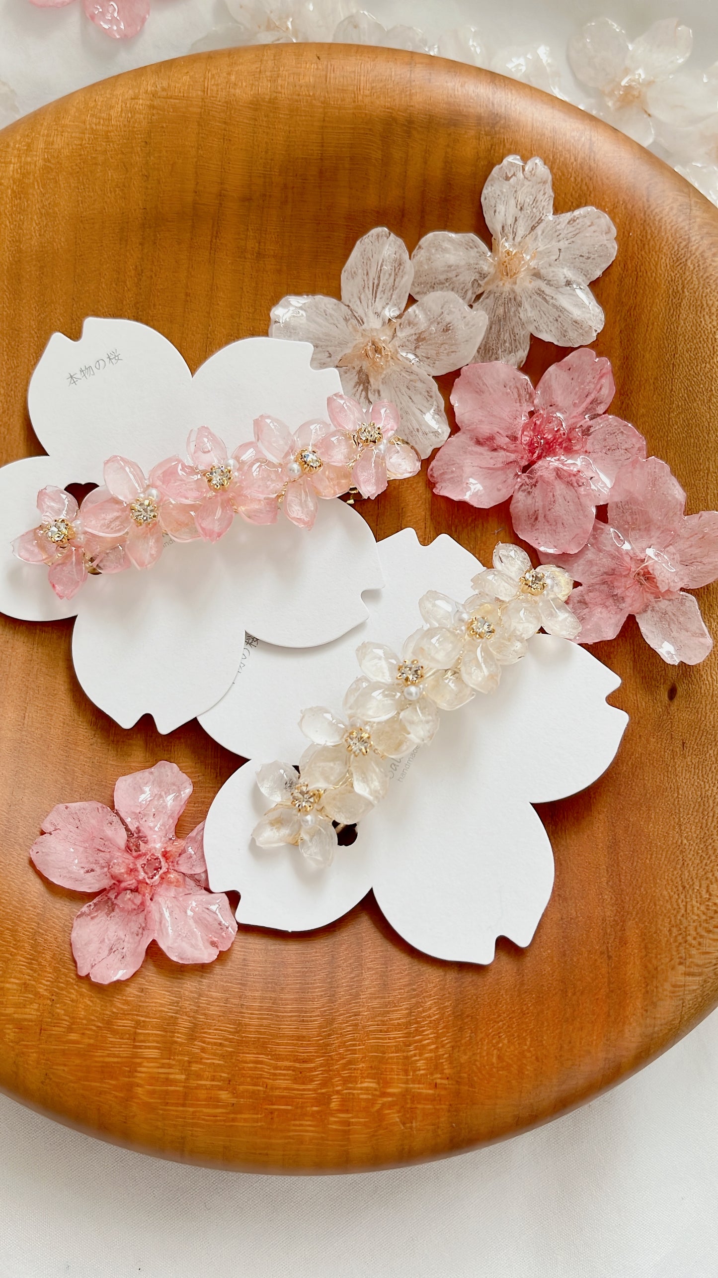 Five Someiyoshino Sakura Hair Barrette #S037