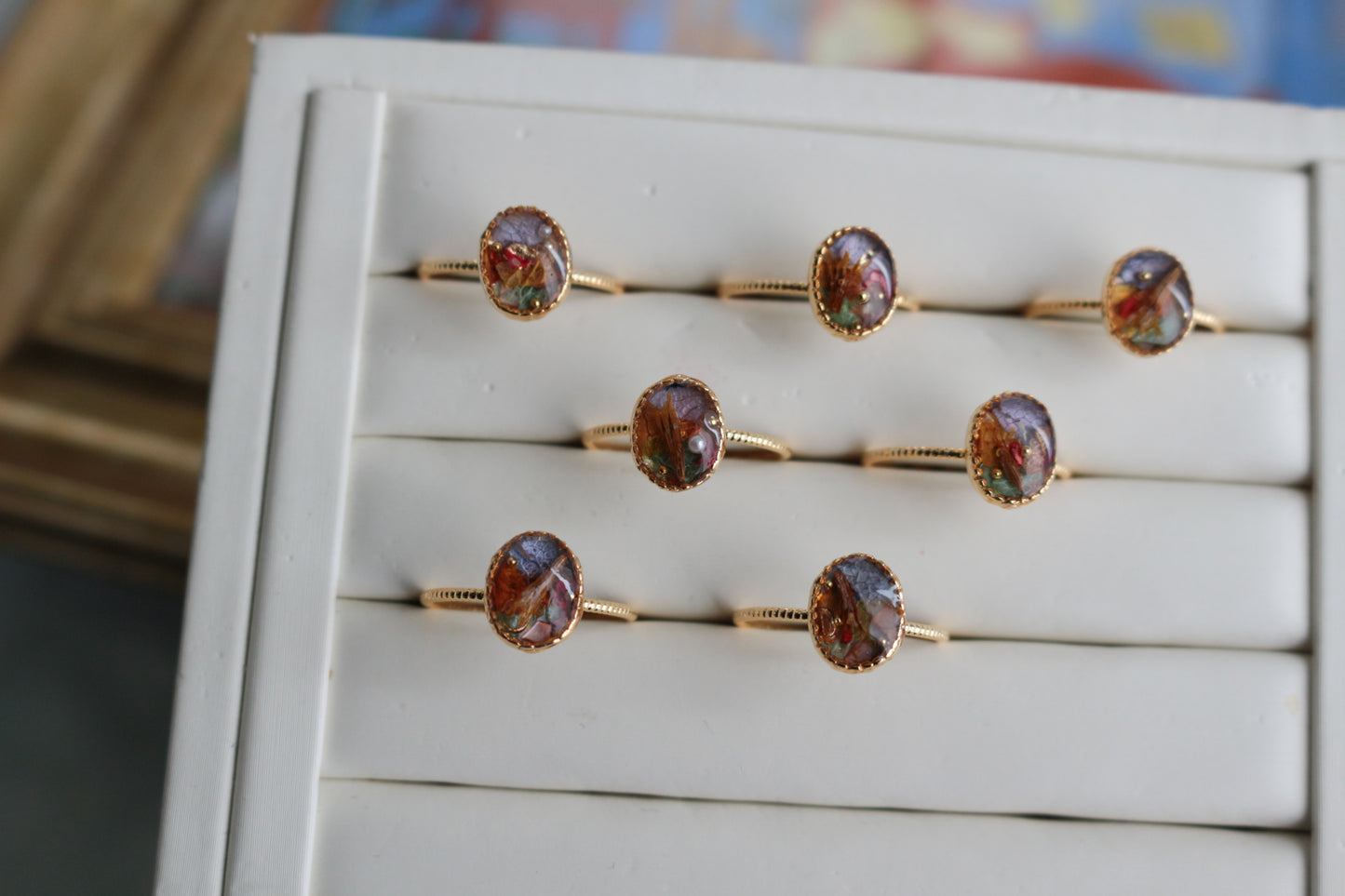 Gogh Inspired Ring No.1 - ゴッホの寝室