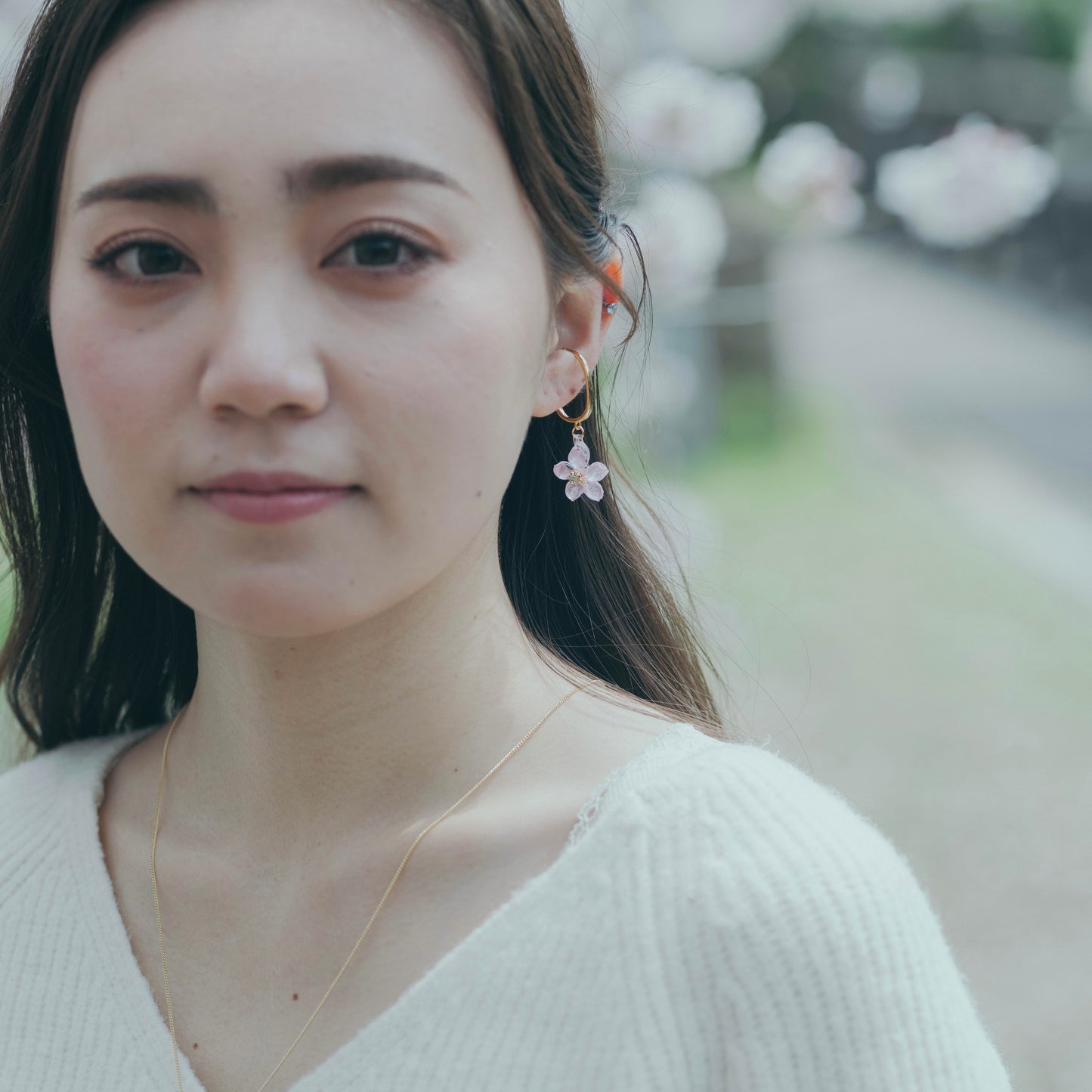 Someiyoshino Sakura Ear-Cuff No.4
