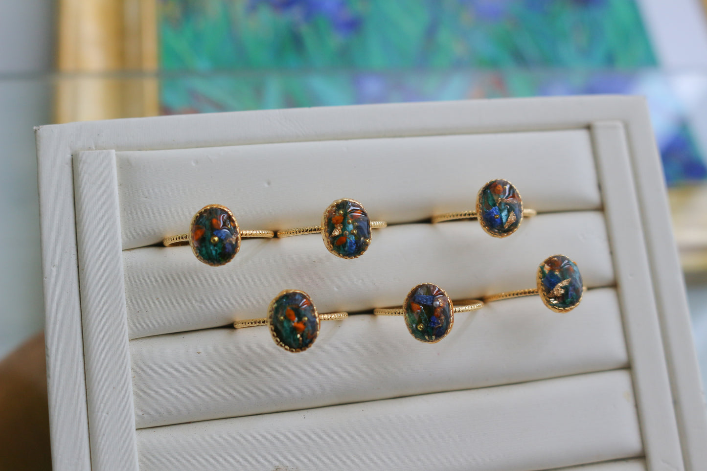 Gogh Inspired Ring No.2 - アイリス