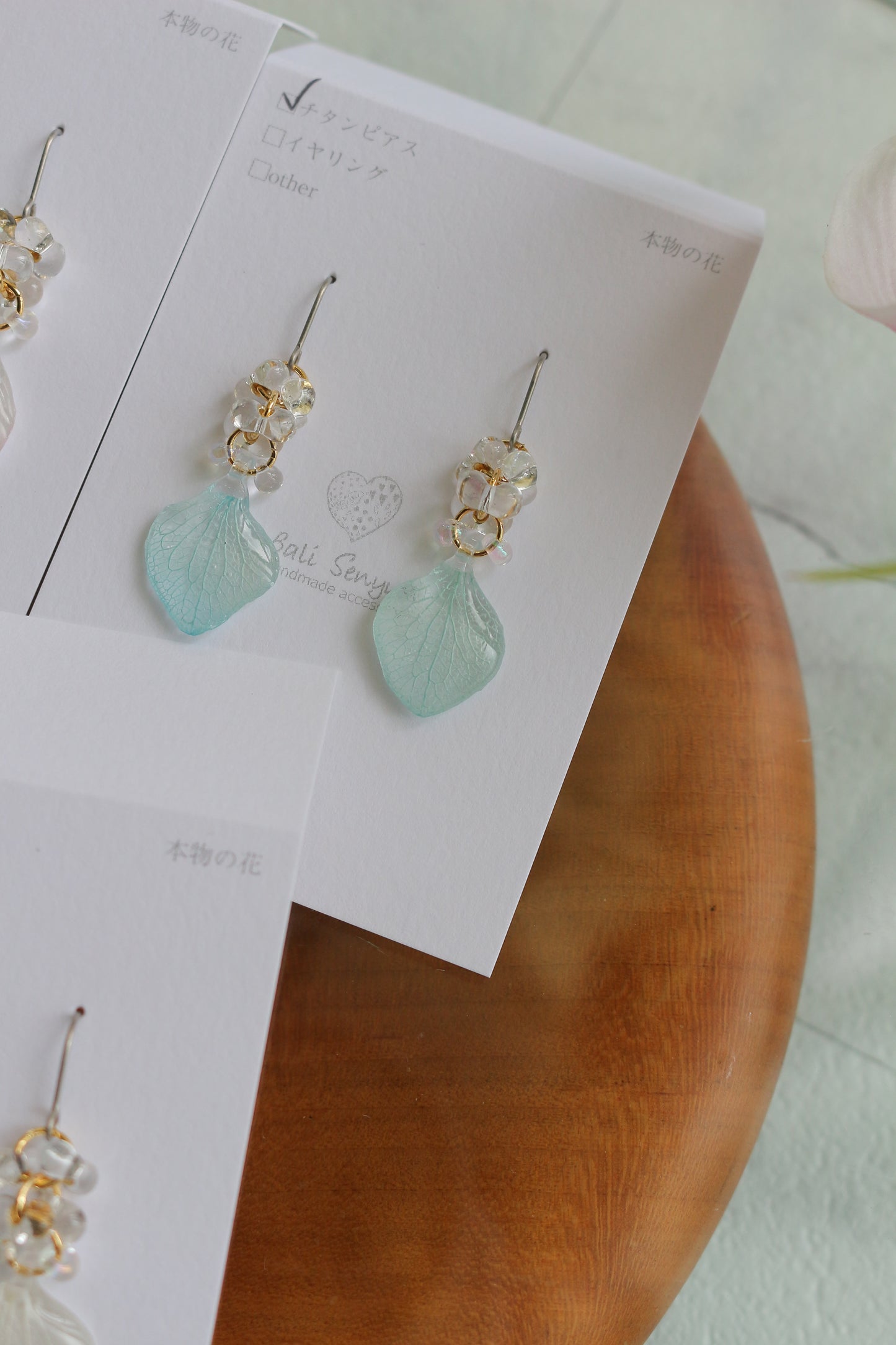 Hydrangea TSUBU Earrings - No.2
