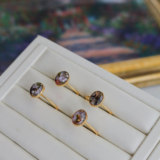 Monet Claude Monet The Artist's Garden at Giverny Ring No.1 -ジヴェルニーの庭