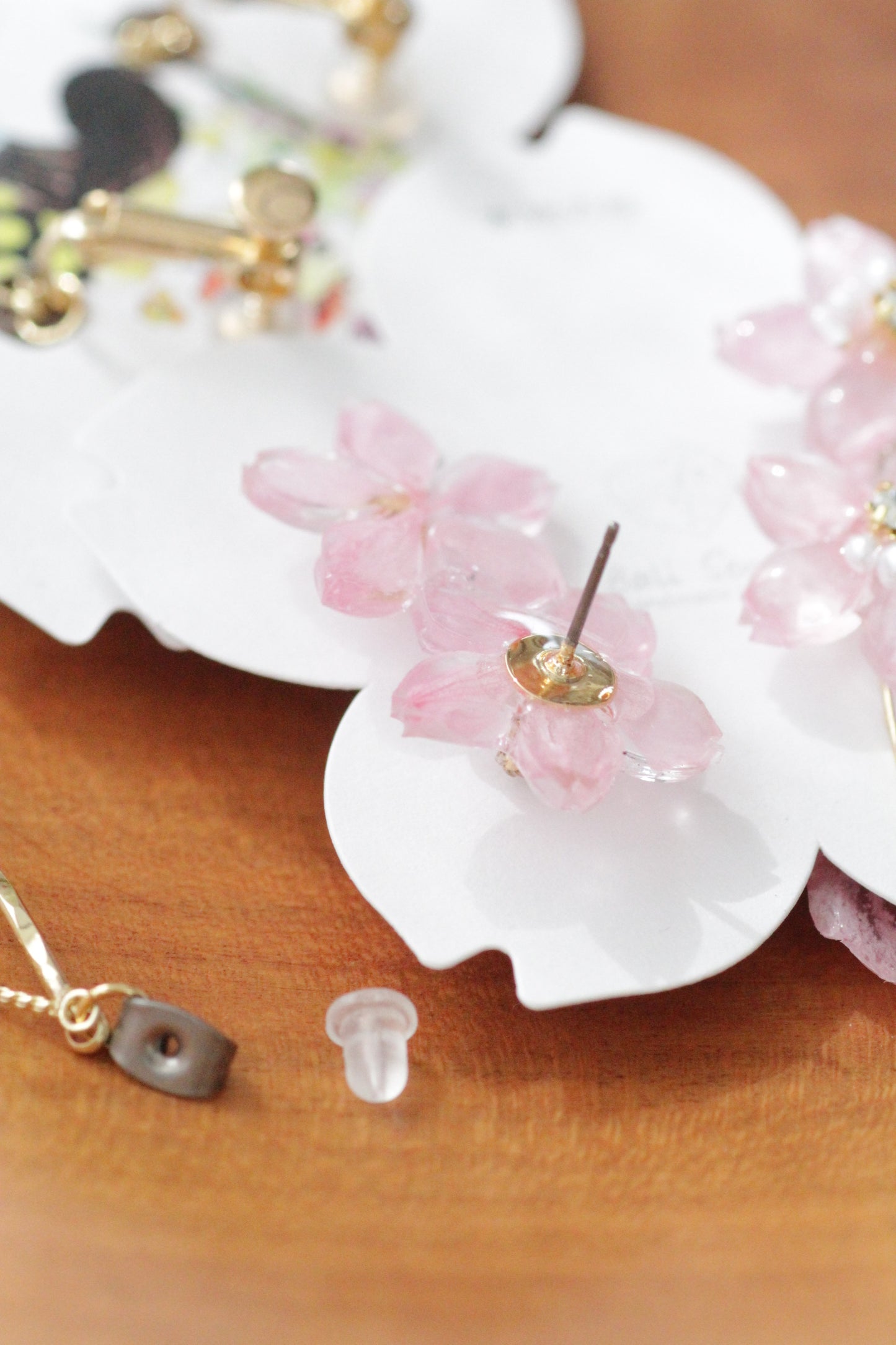 Real "Someiyoshino" Sakura Earring - No.1    #S002