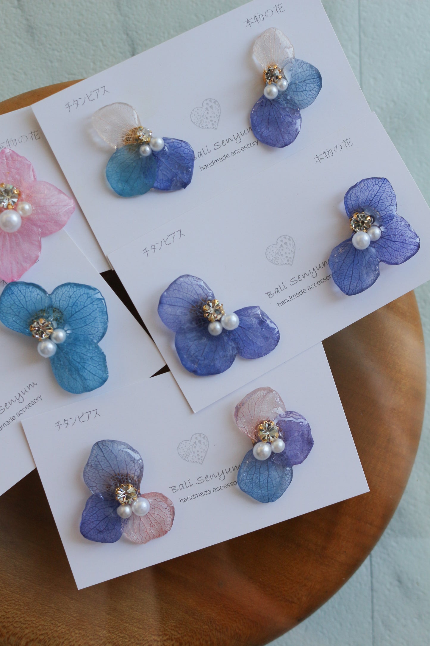 Hydrangea Wing No.127- Titanium Pierce(ピアス)