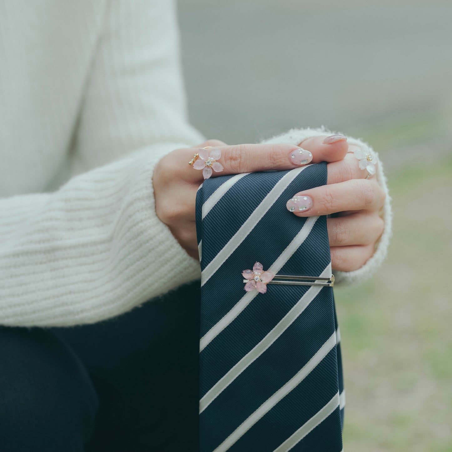 Sakura Tie Pin 桜ネクタイピン