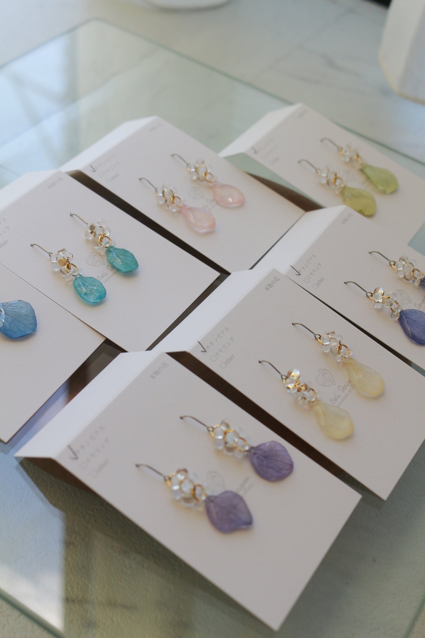 Hydrangea TSUBU Earrings - No.3
