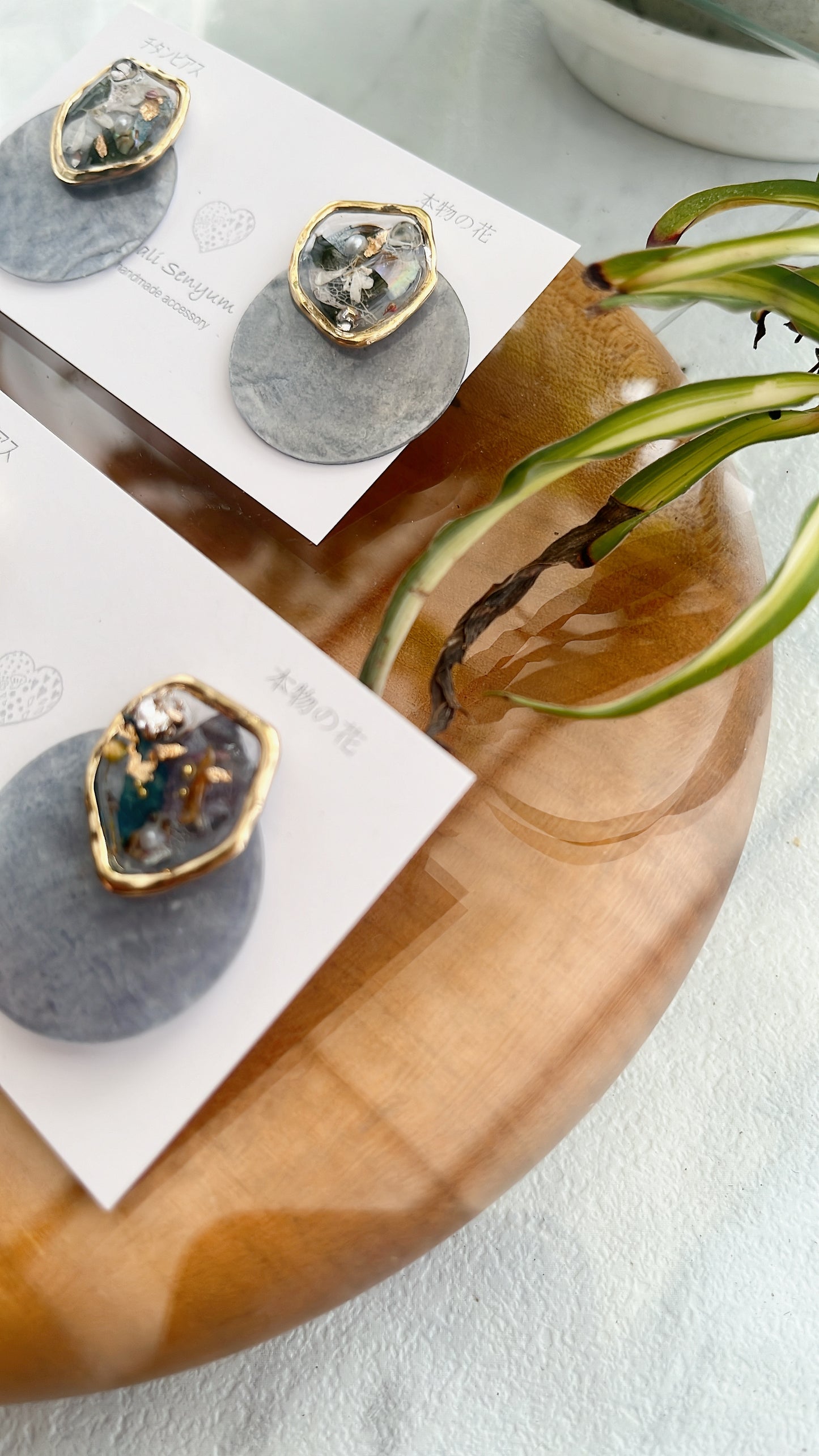 Shell Earrings - Titanium Pierce No.1 チタン ピアス
