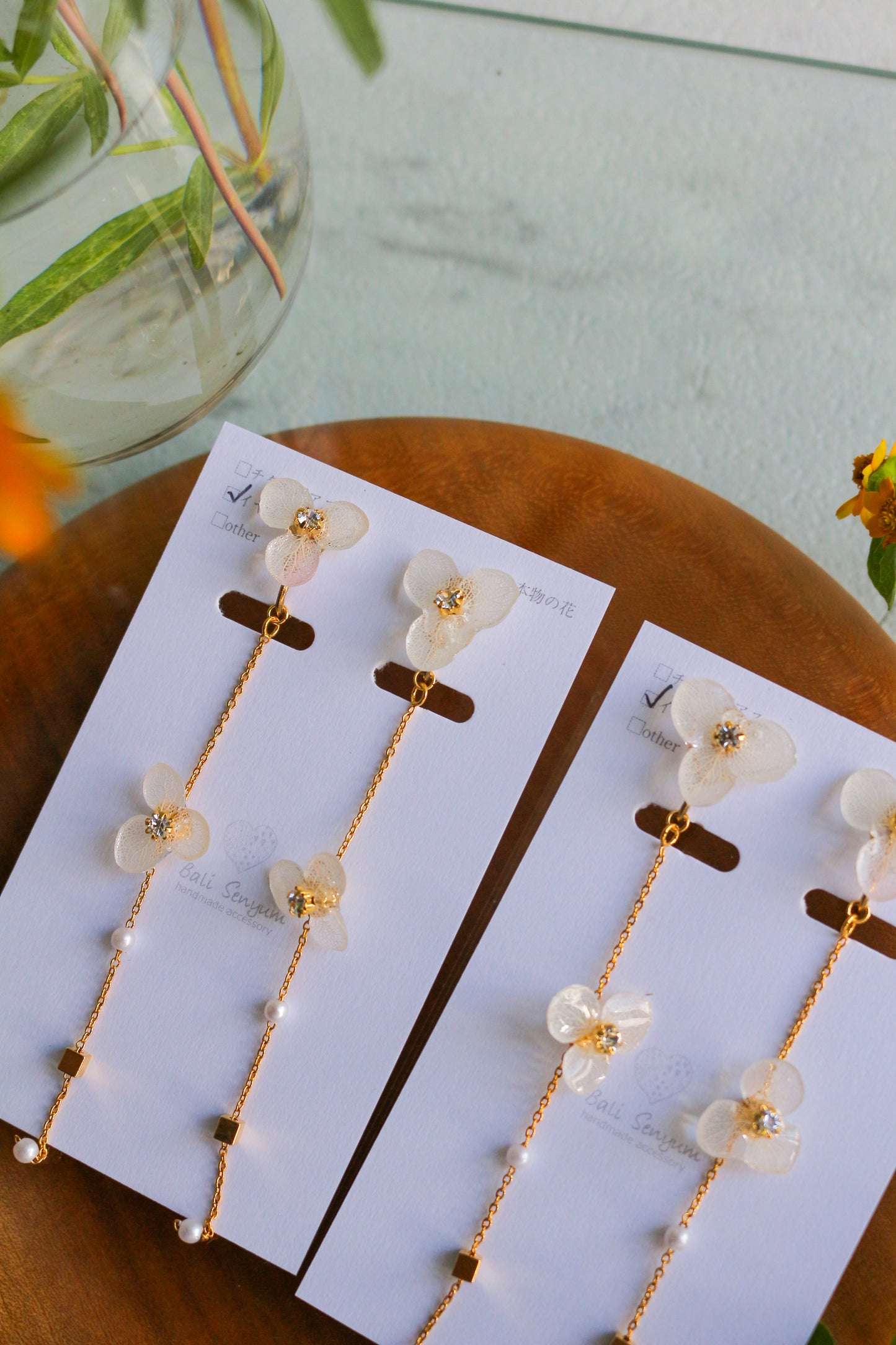 KOBANA series Flower Field - Clip-on(イヤリング)No.3