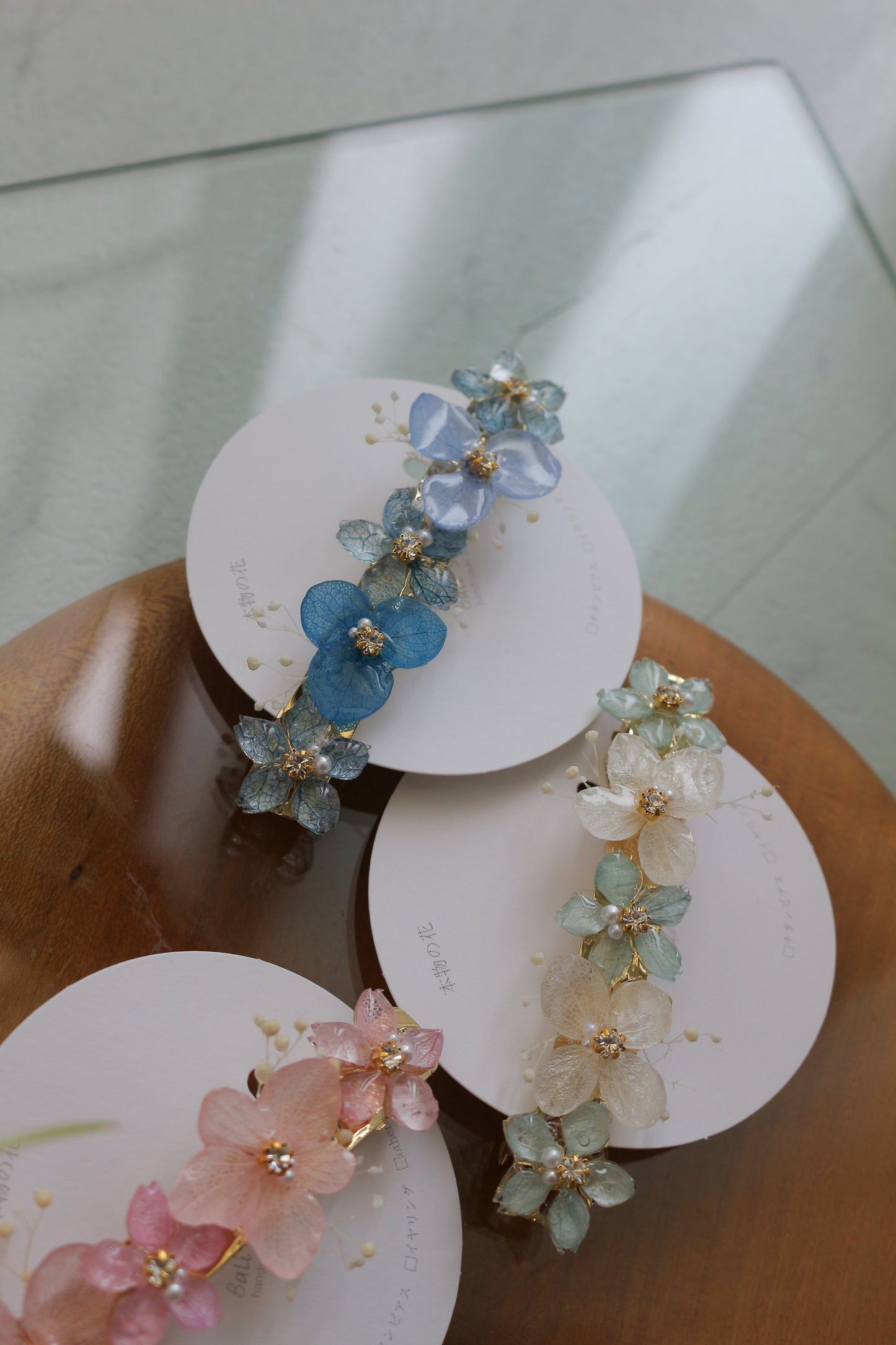 Hydrangea Hair Barrette No.36
