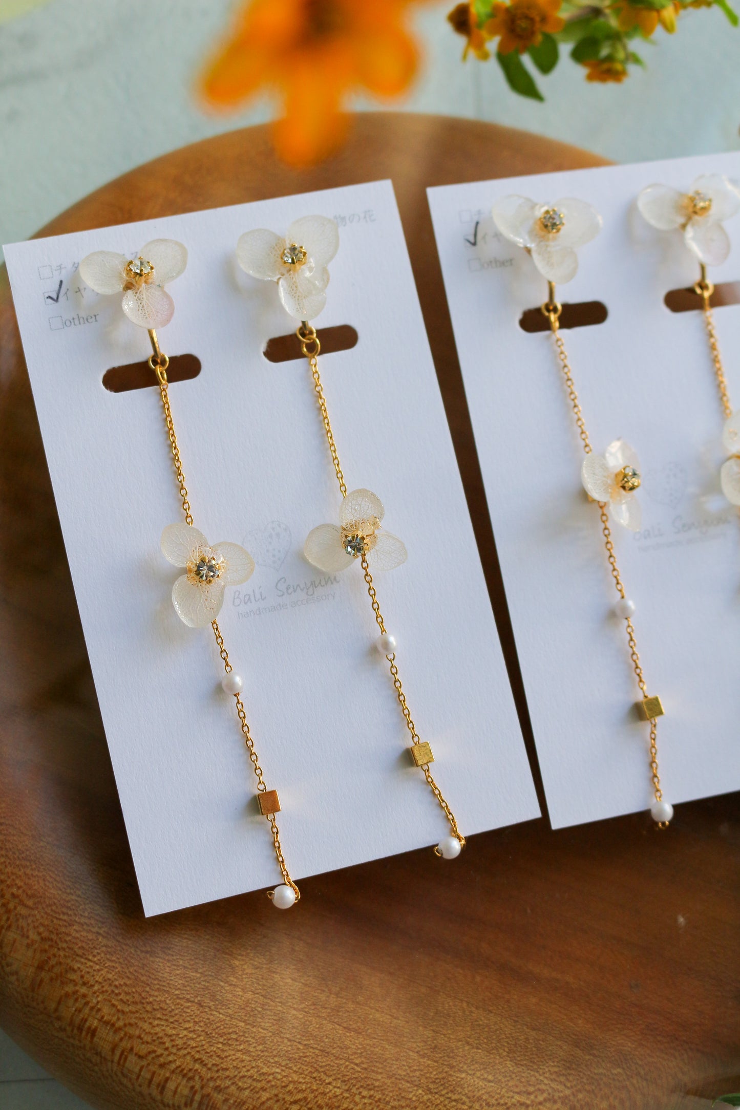 KOBANA series Flower Field - Clip-on(イヤリング)No.3