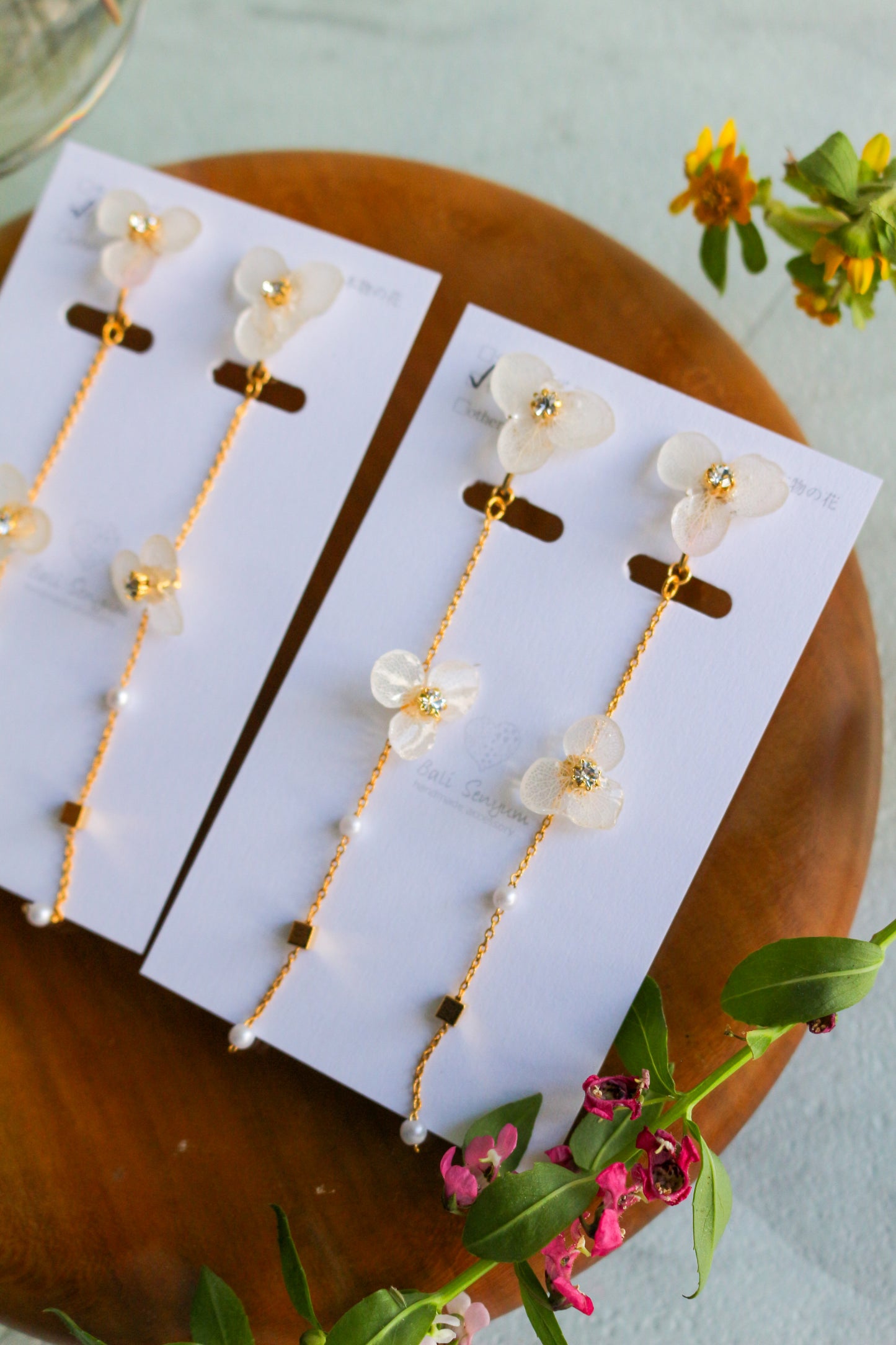 KOBANA series Flower Field - Clip-on(イヤリング)No.3