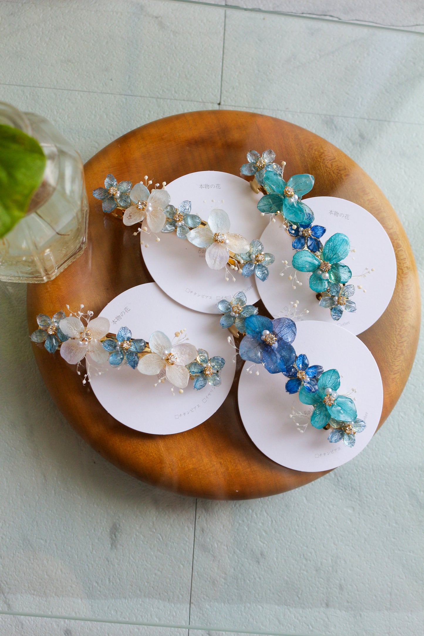 Hydrangea Hair Barrette No.38