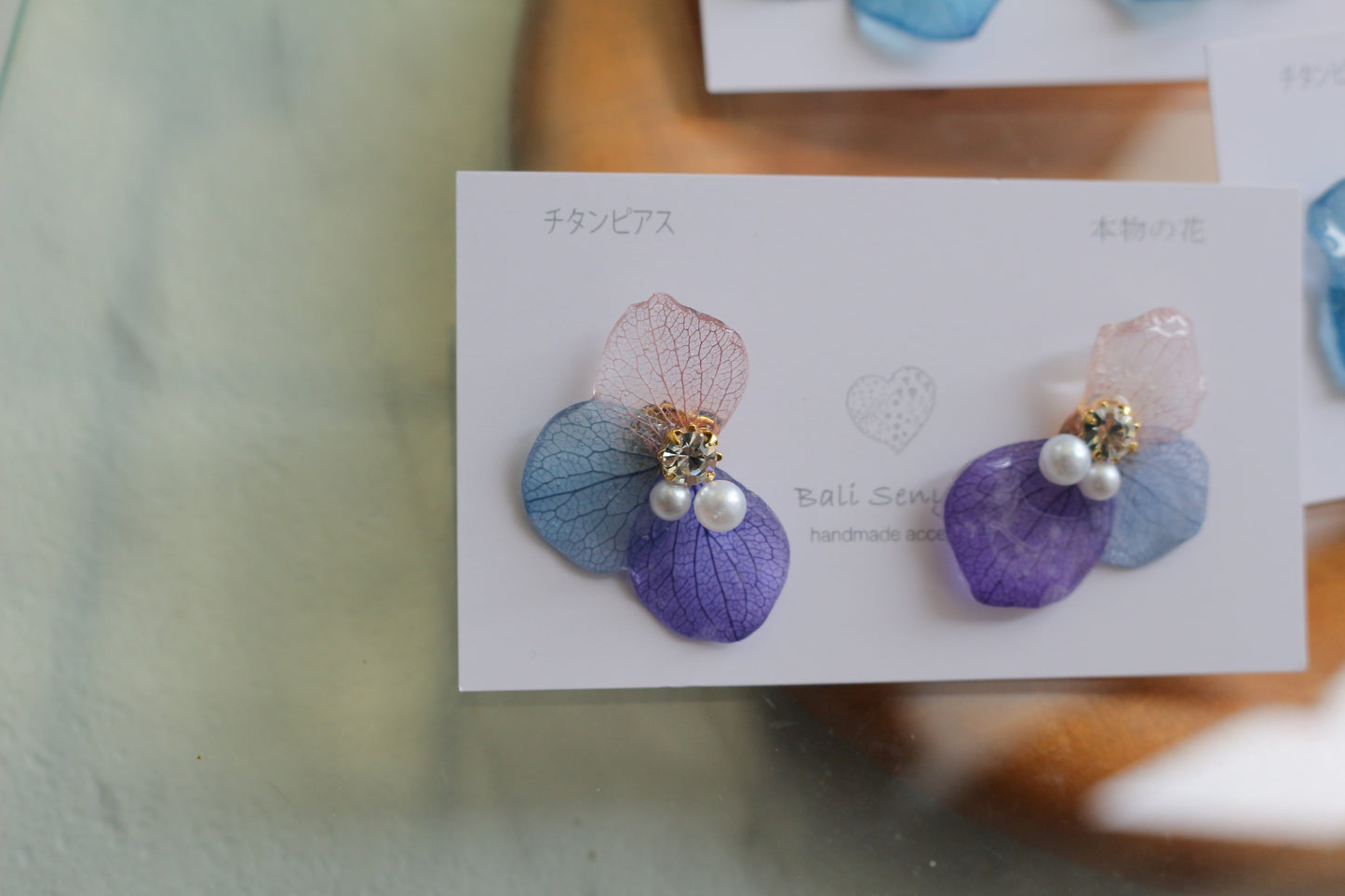 Hydrangea Wing No.126- Titanium Pierce(ピアス)