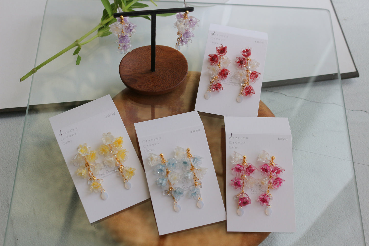 Clear Summer Earring Collection 2025 - No.3
