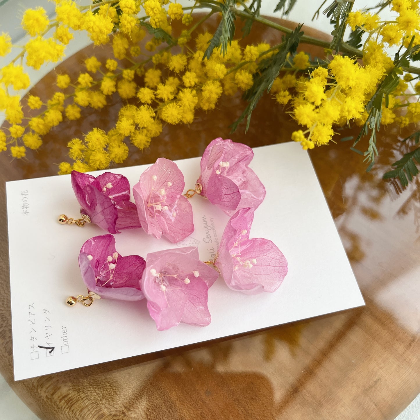 "Hanayome" Collection Earring No.49 パーツ選べます