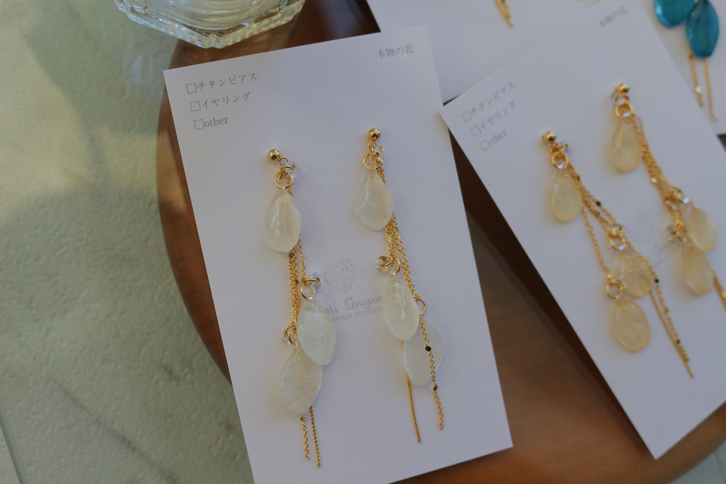 Hydrangea TSUBU2 Earring - No.1