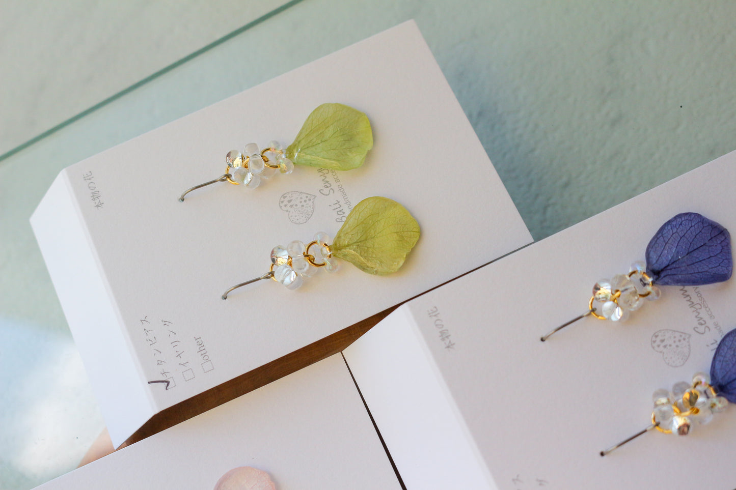 Hydrangea TSUBU Earrings - No.3