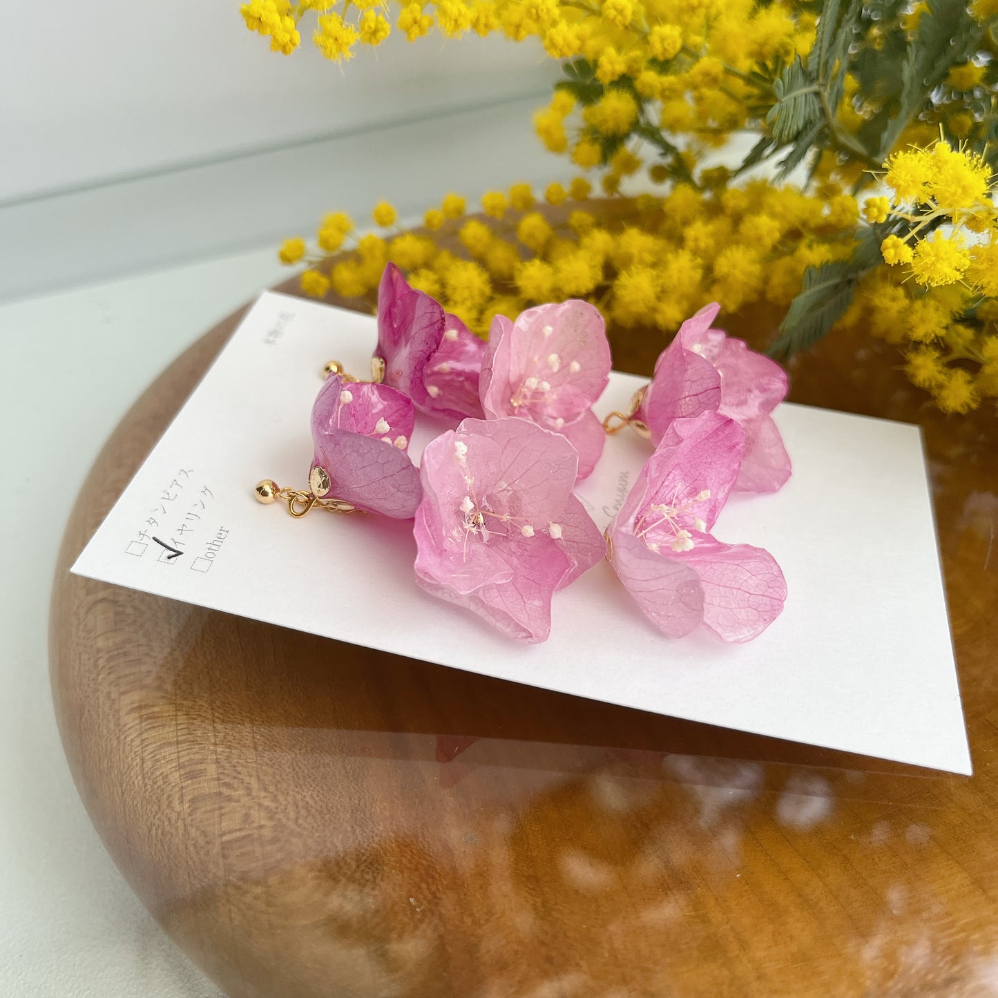 "Hanayome" Collection Earring No.49 パーツ選べます