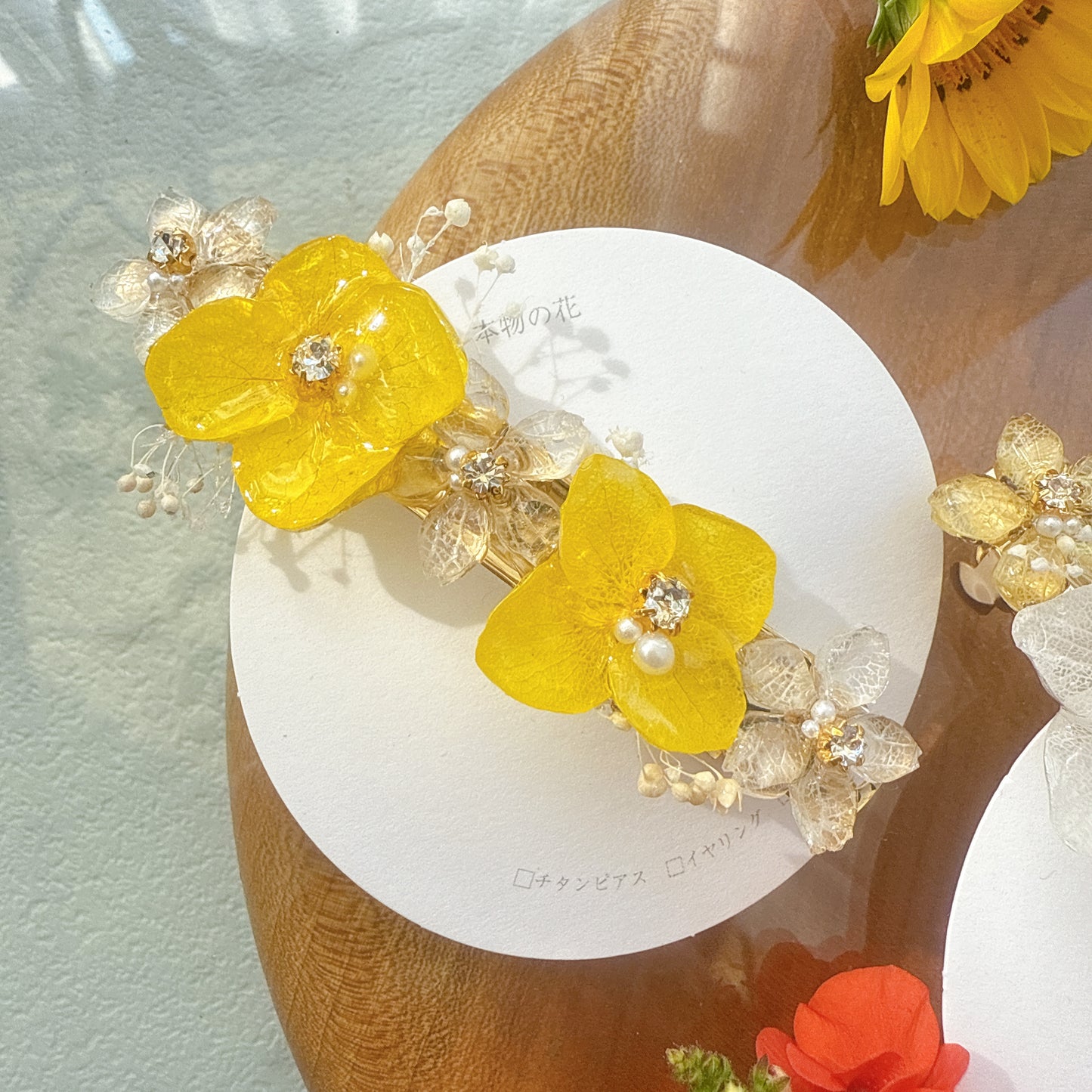Hydrangea Hair Barrette No.15