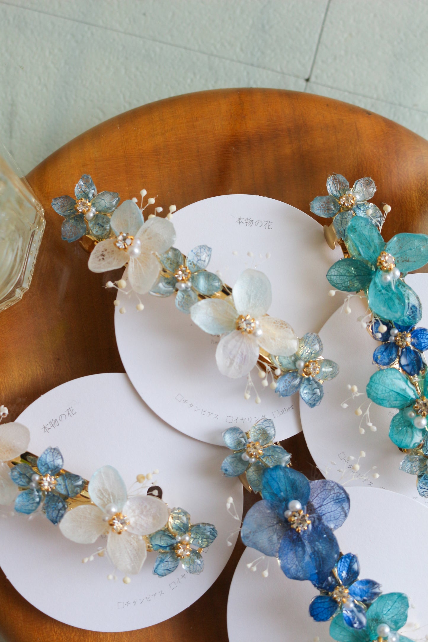 Hydrangea Hair Barrette No.38