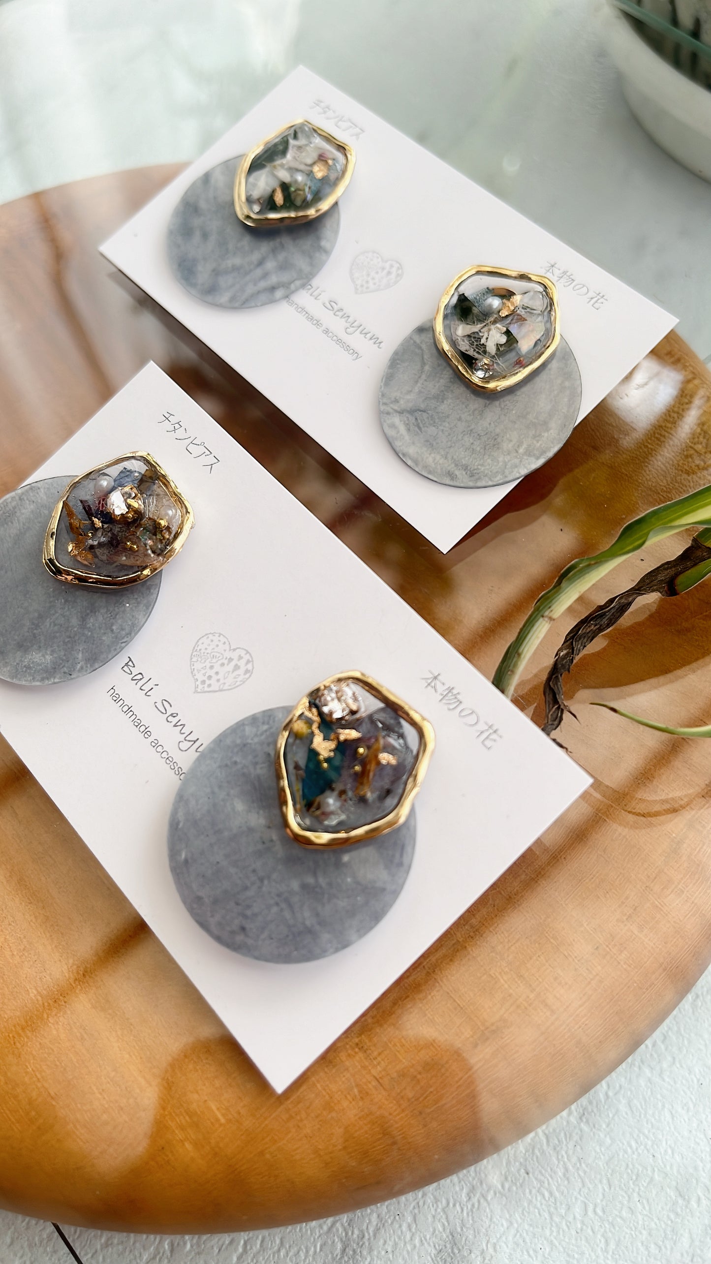 Shell Earrings - Titanium Pierce No.1 チタン ピアス