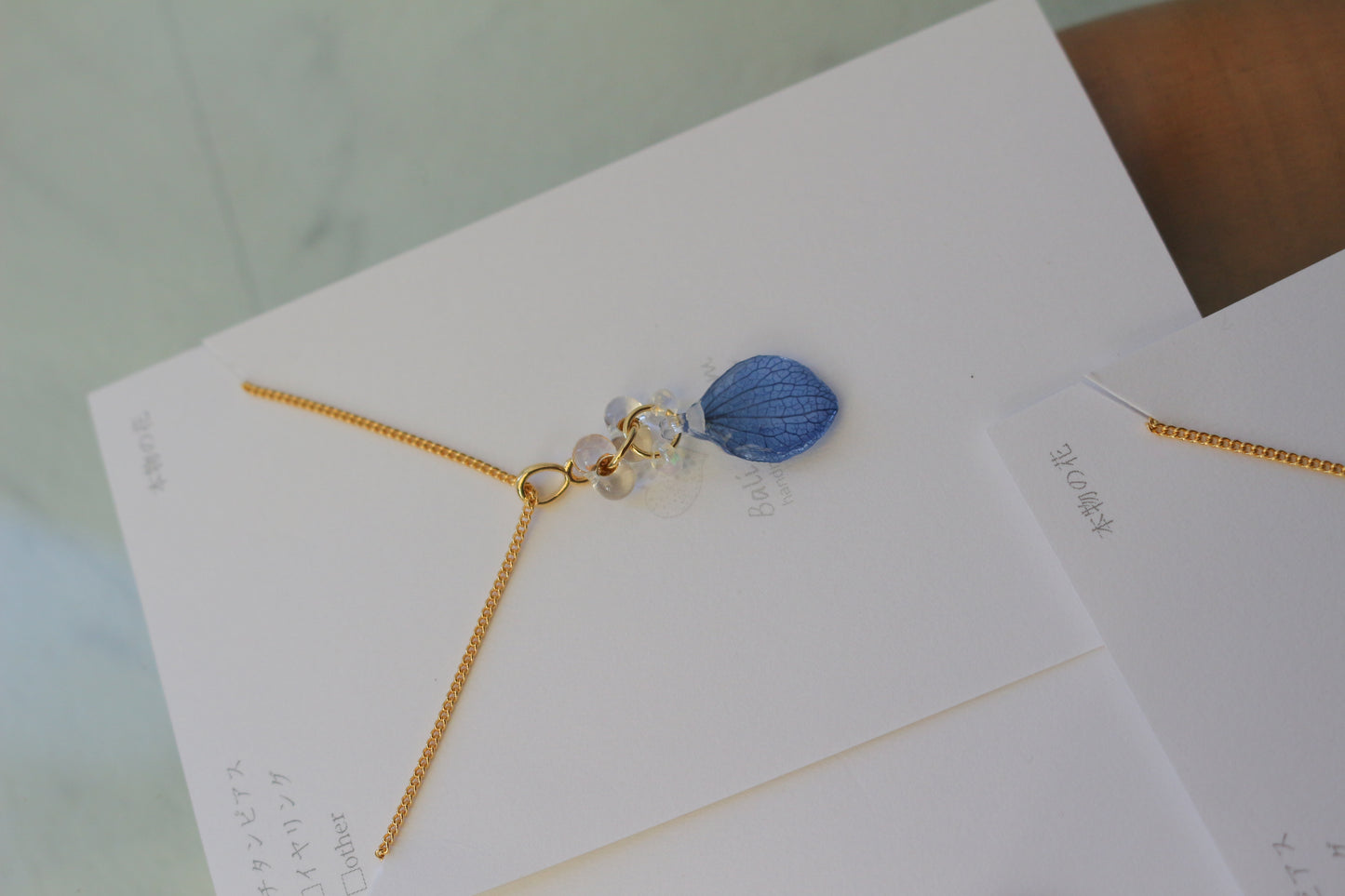 Hydrangea TSUBU Necklace 40cm No.1