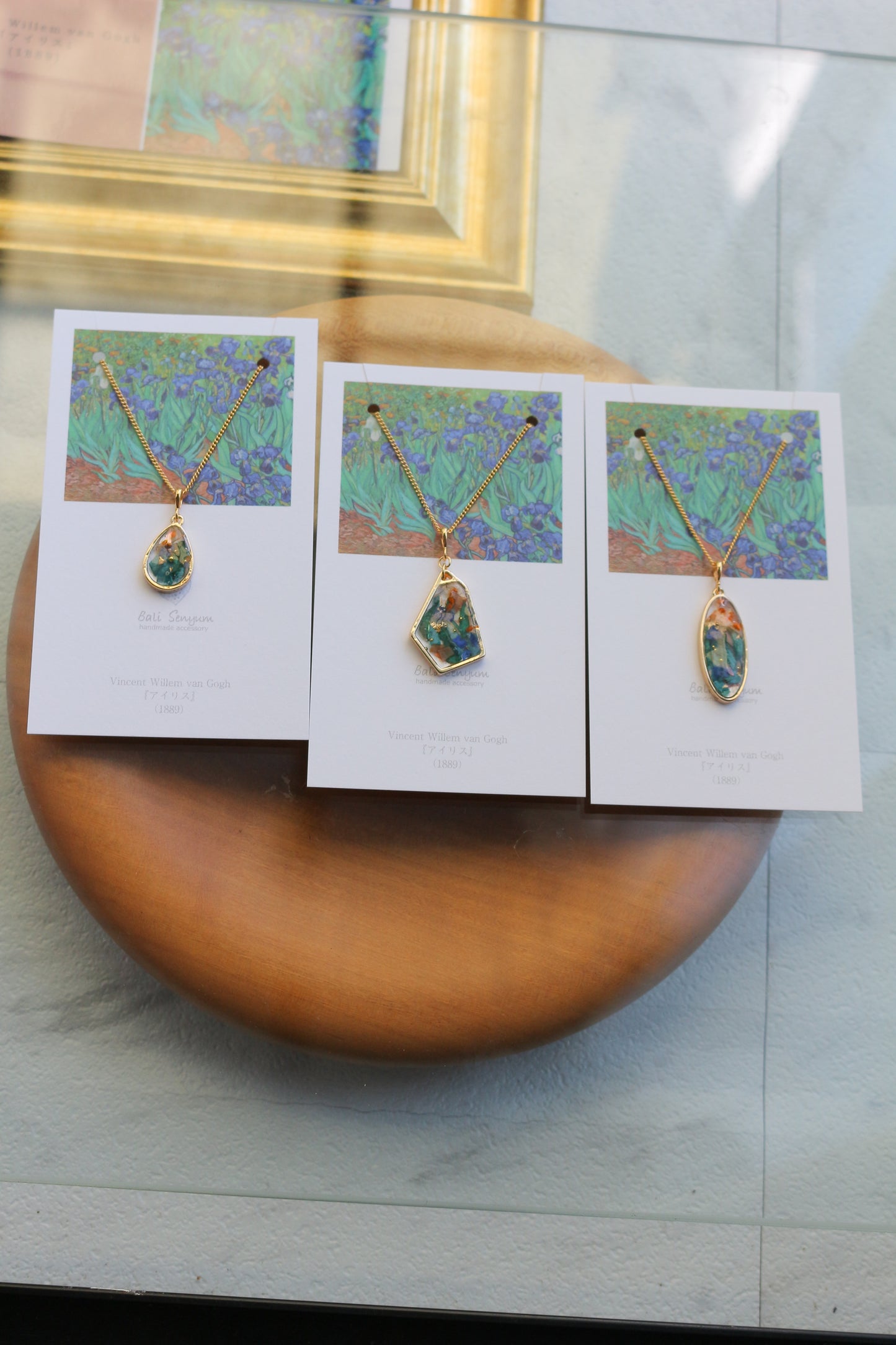Gogh's Irises Inspired Necklace - アイリス