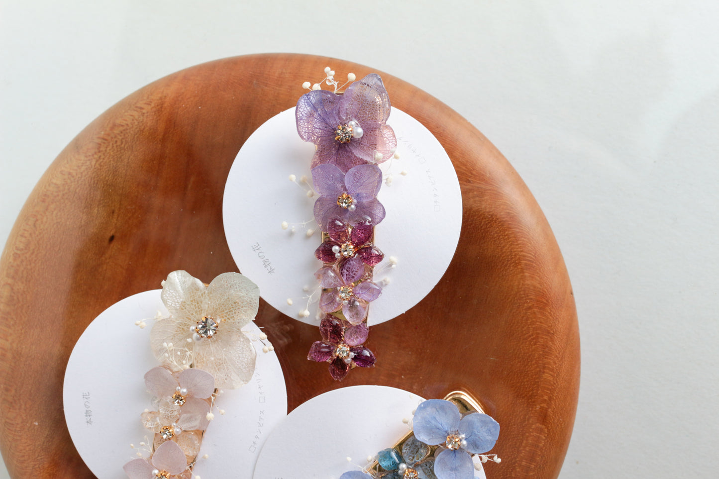 Hydrangea Big Hair-Clip No.3