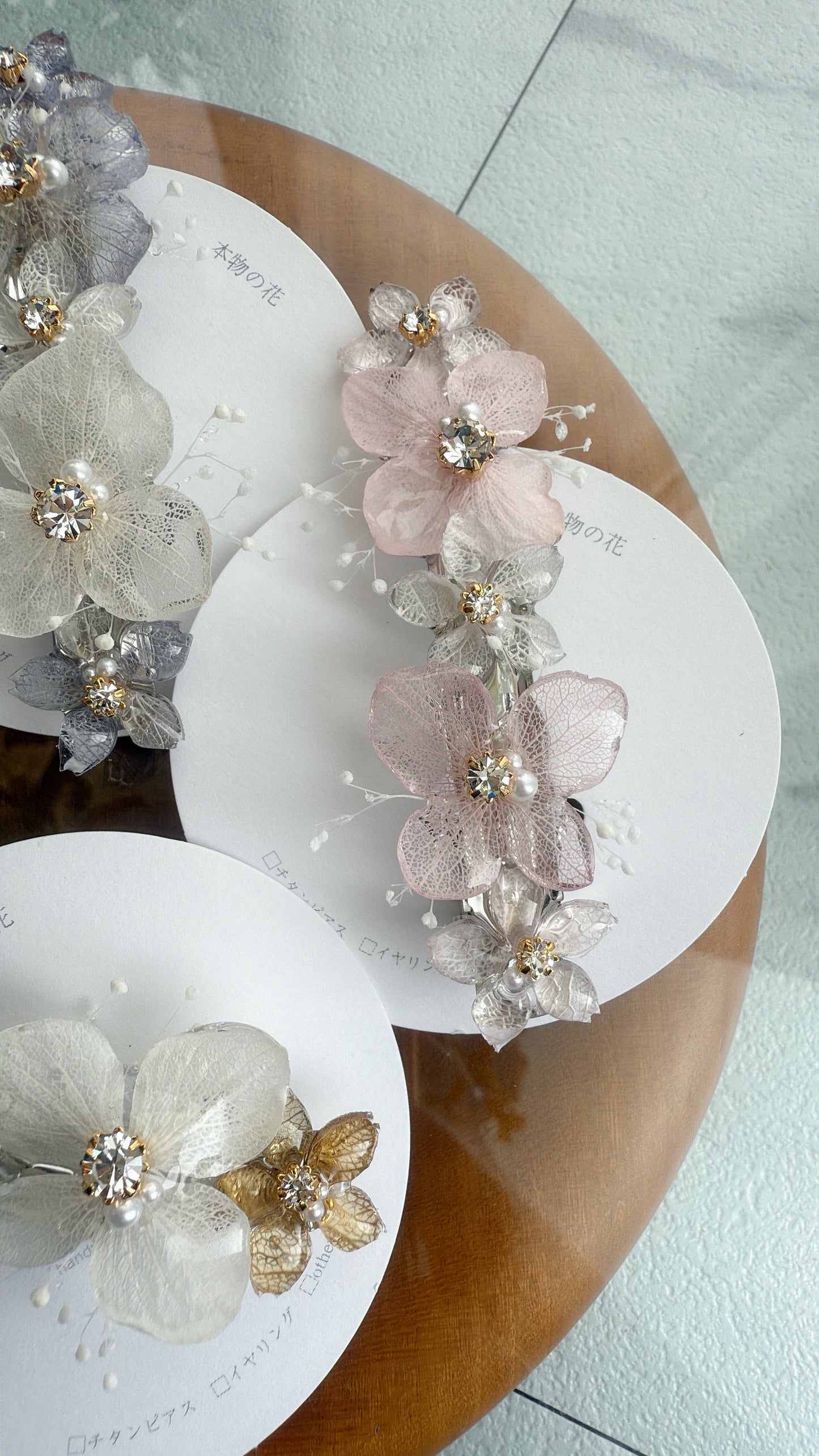 Hydrangea Hair Barrette No.13