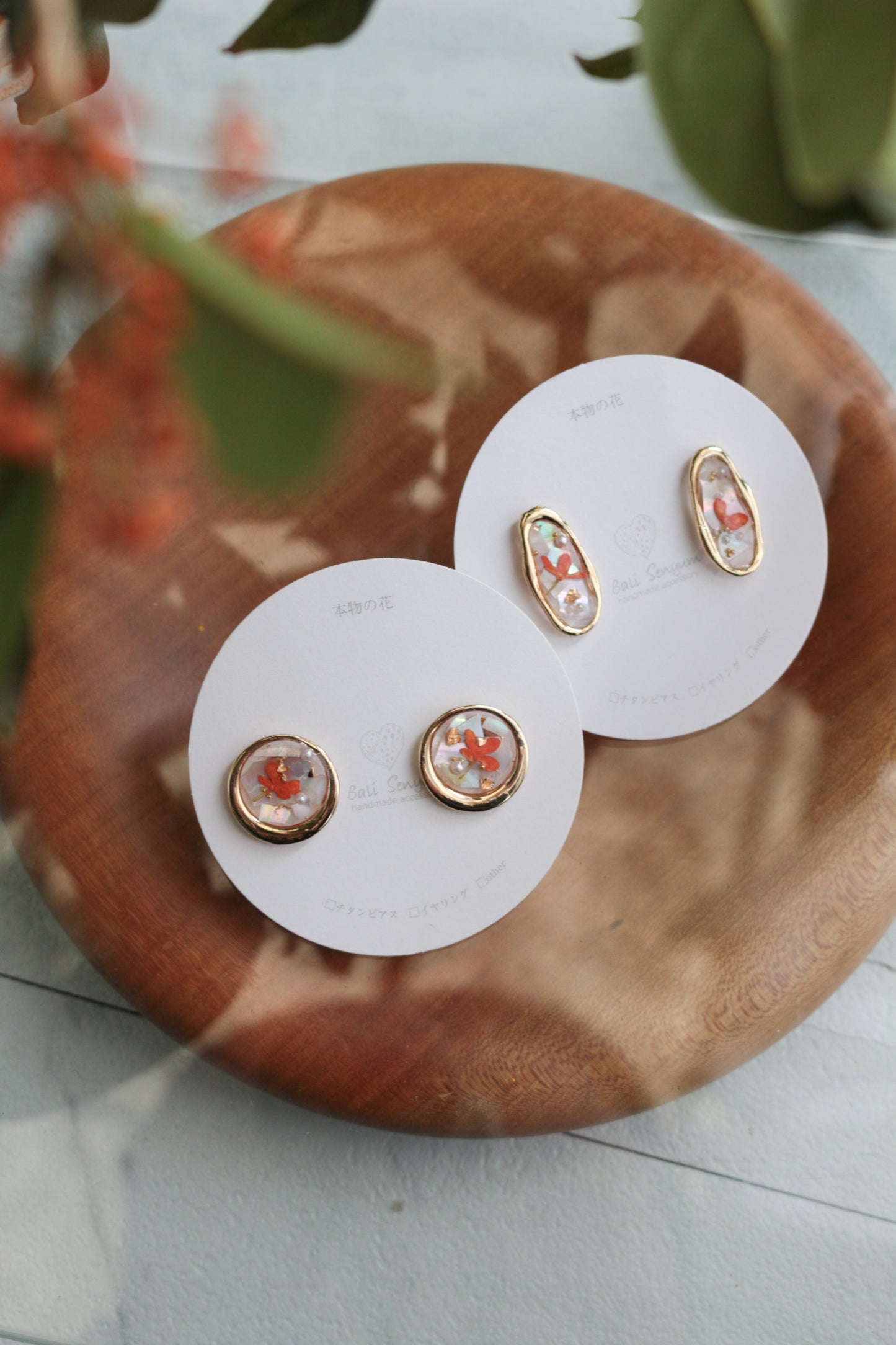 金木犀 Osmanthus Earring No.1